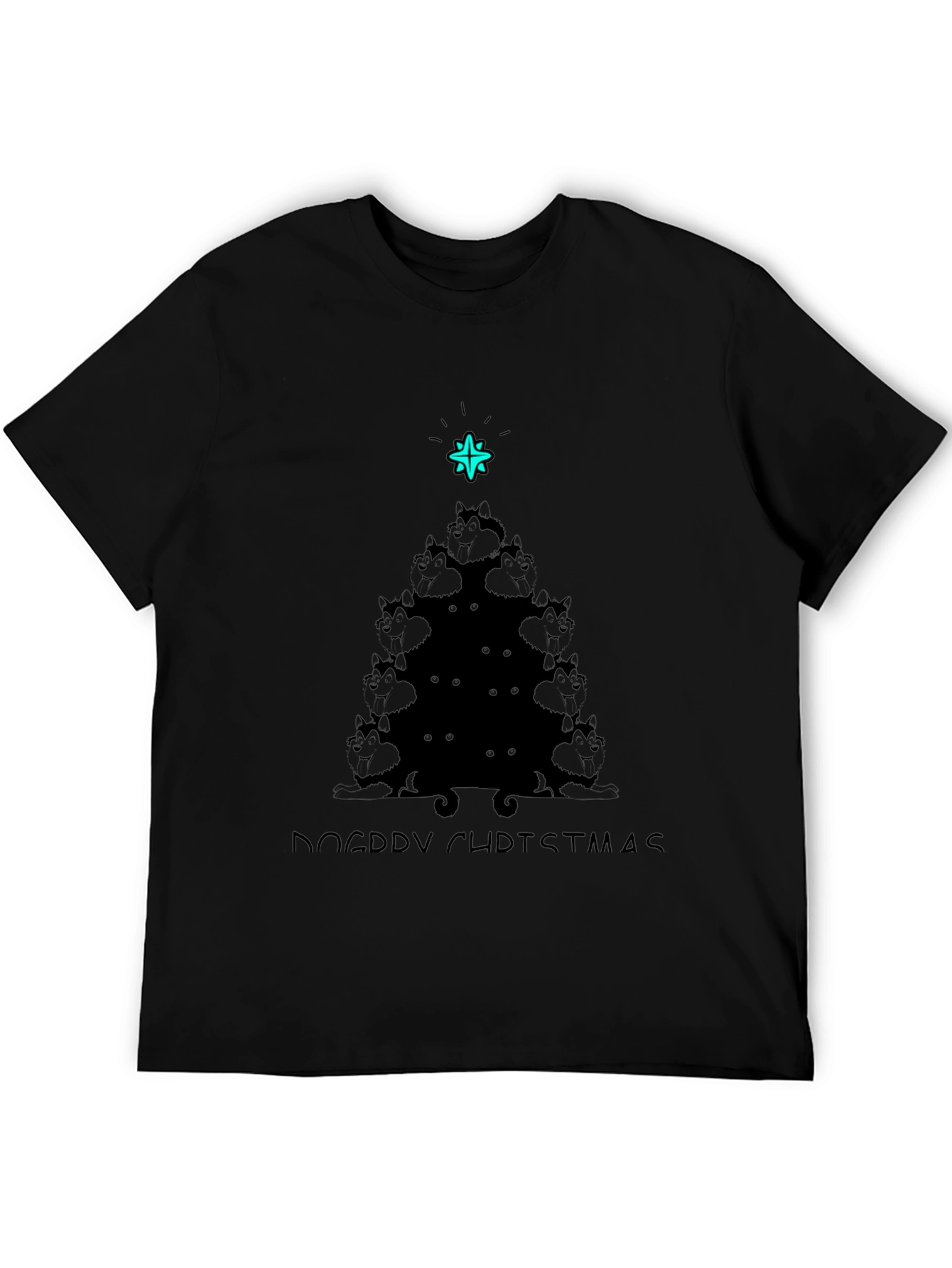Doggy Christmas Tree T-Shirt - Festive Holiday Wear