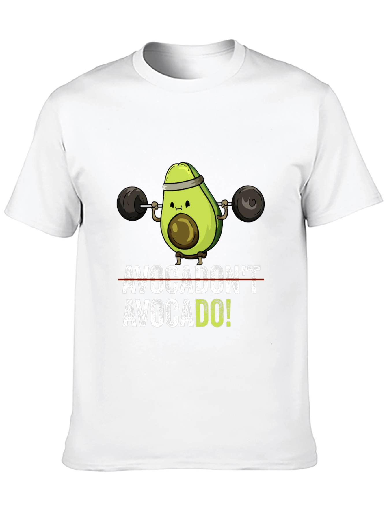 Avocado Gym T-Shirt: Funny Workout Tee