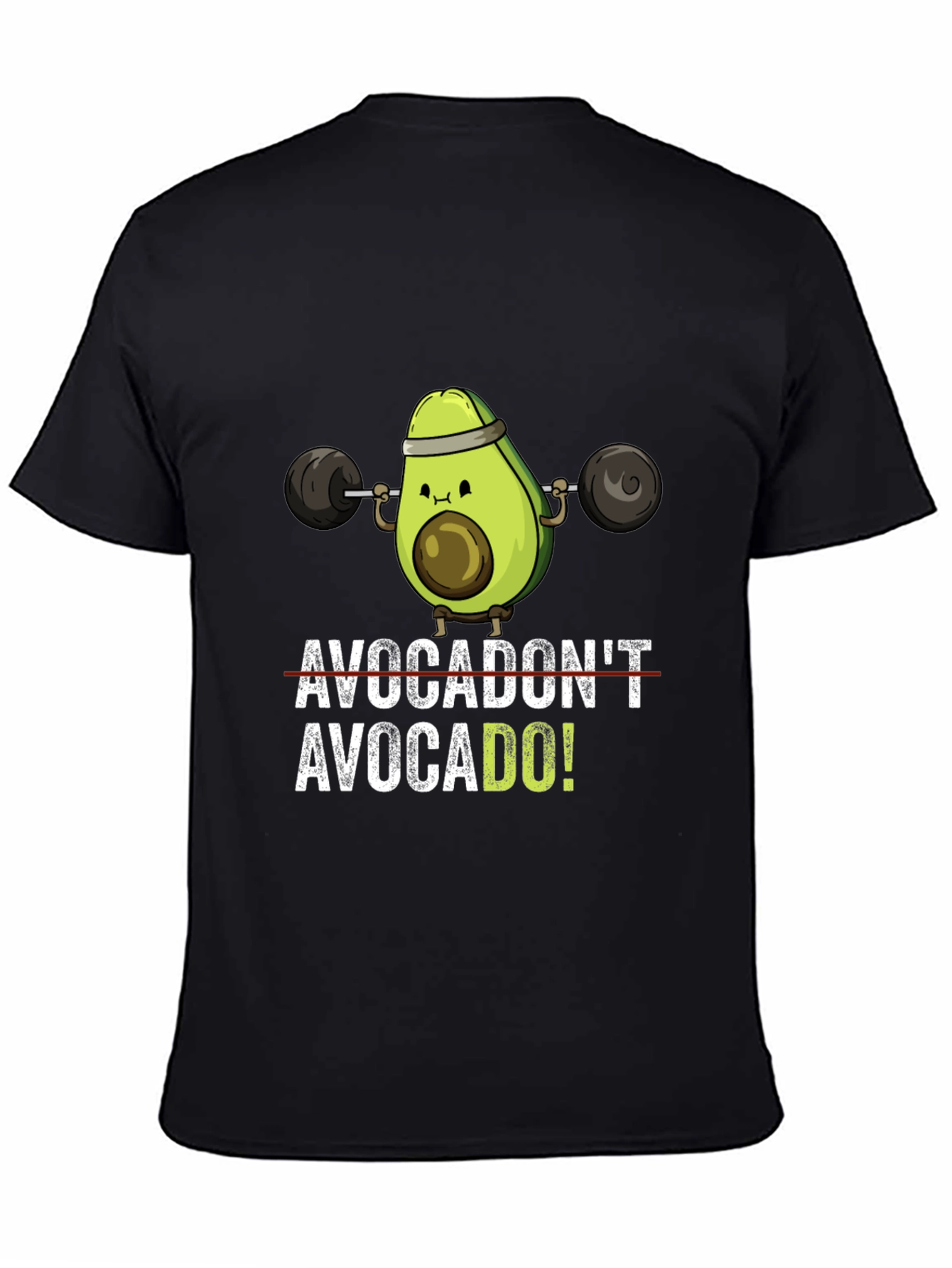 Avocado Gym T-Shirt: Funny Workout Tee