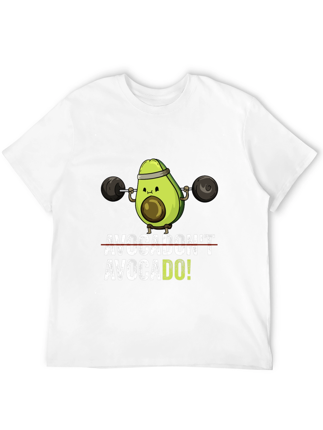 Avocado Gym T-Shirt: Funny Workout Tee