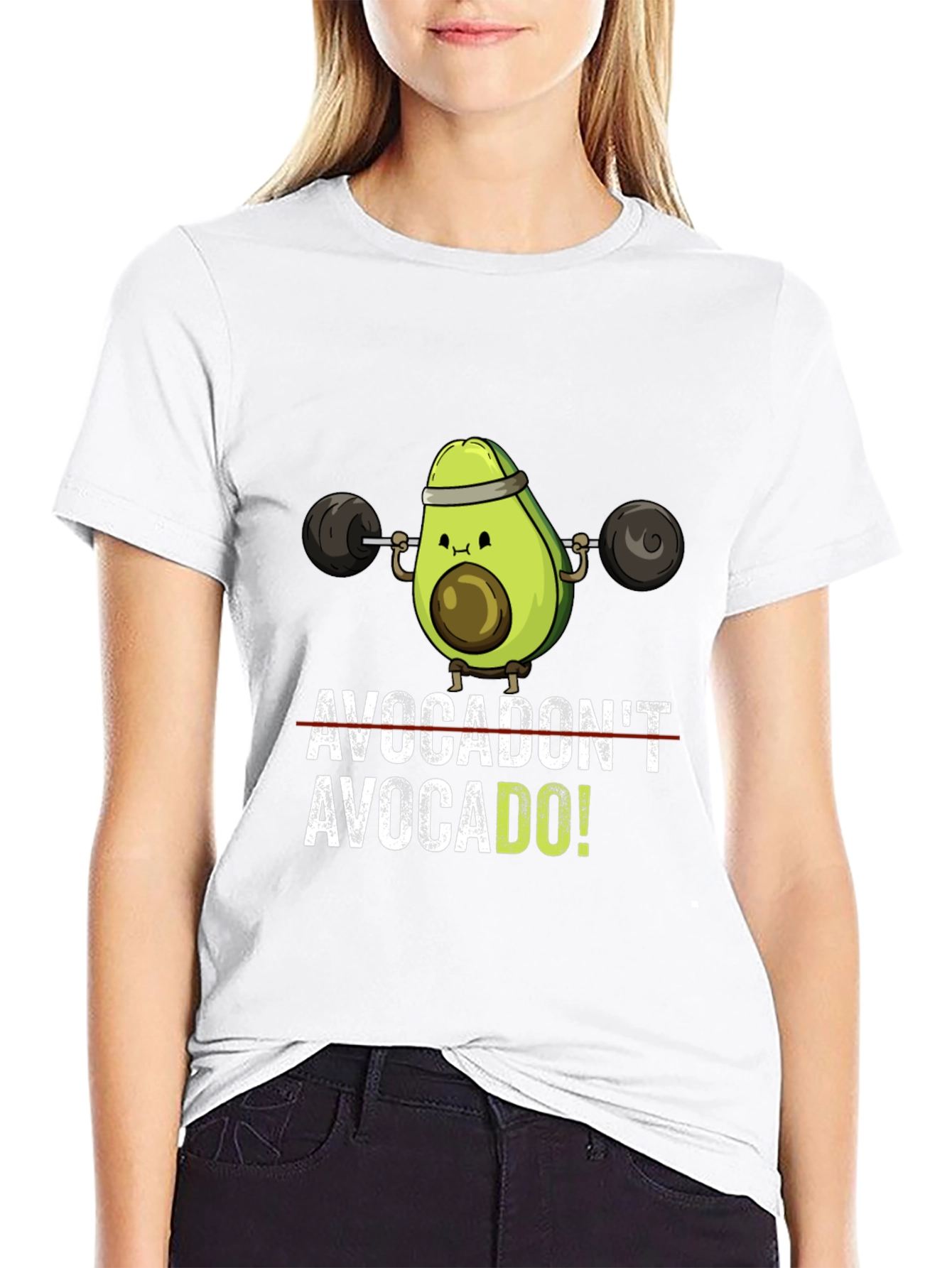 Avocado Gym T-Shirt: Funny Workout Tee