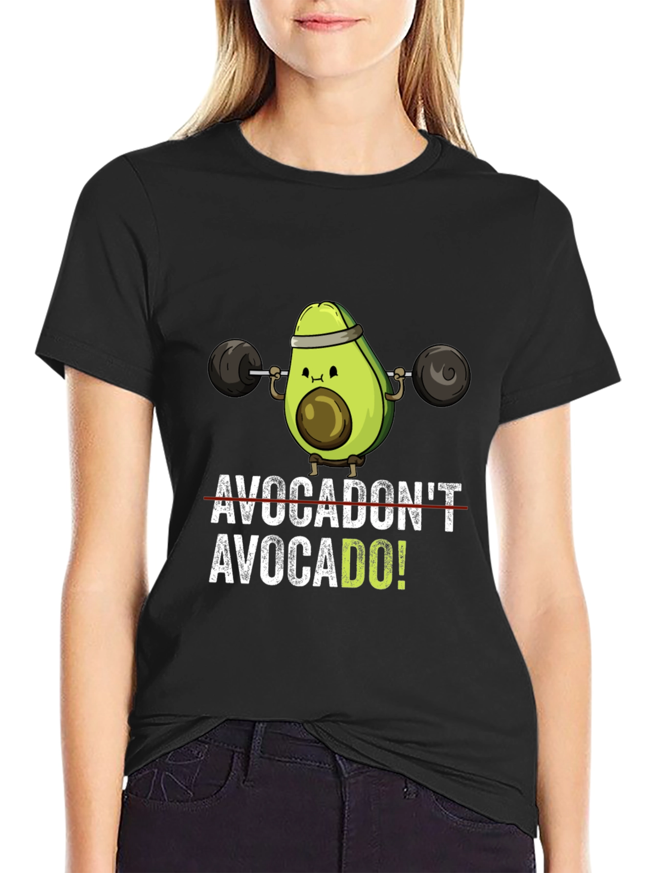 Avocado Gym T-Shirt: Funny Workout Tee