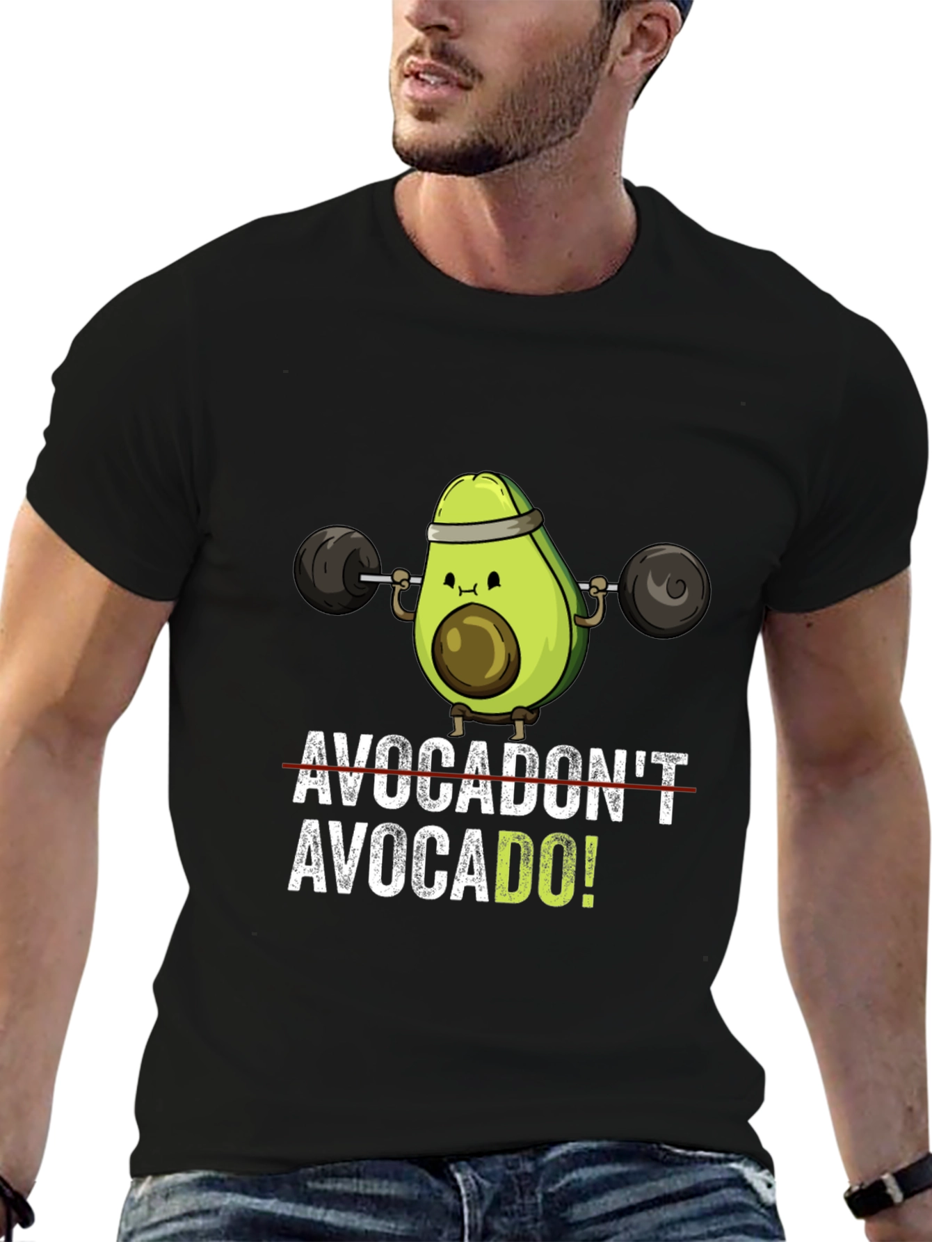 Avocado Gym T-Shirt: Funny Workout Tee