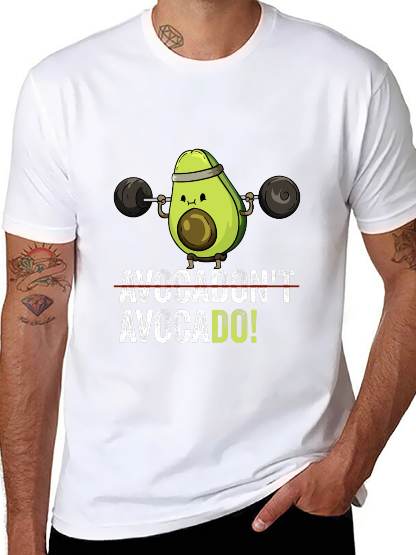 Avocado Gym T-Shirt: Funny Workout Tee