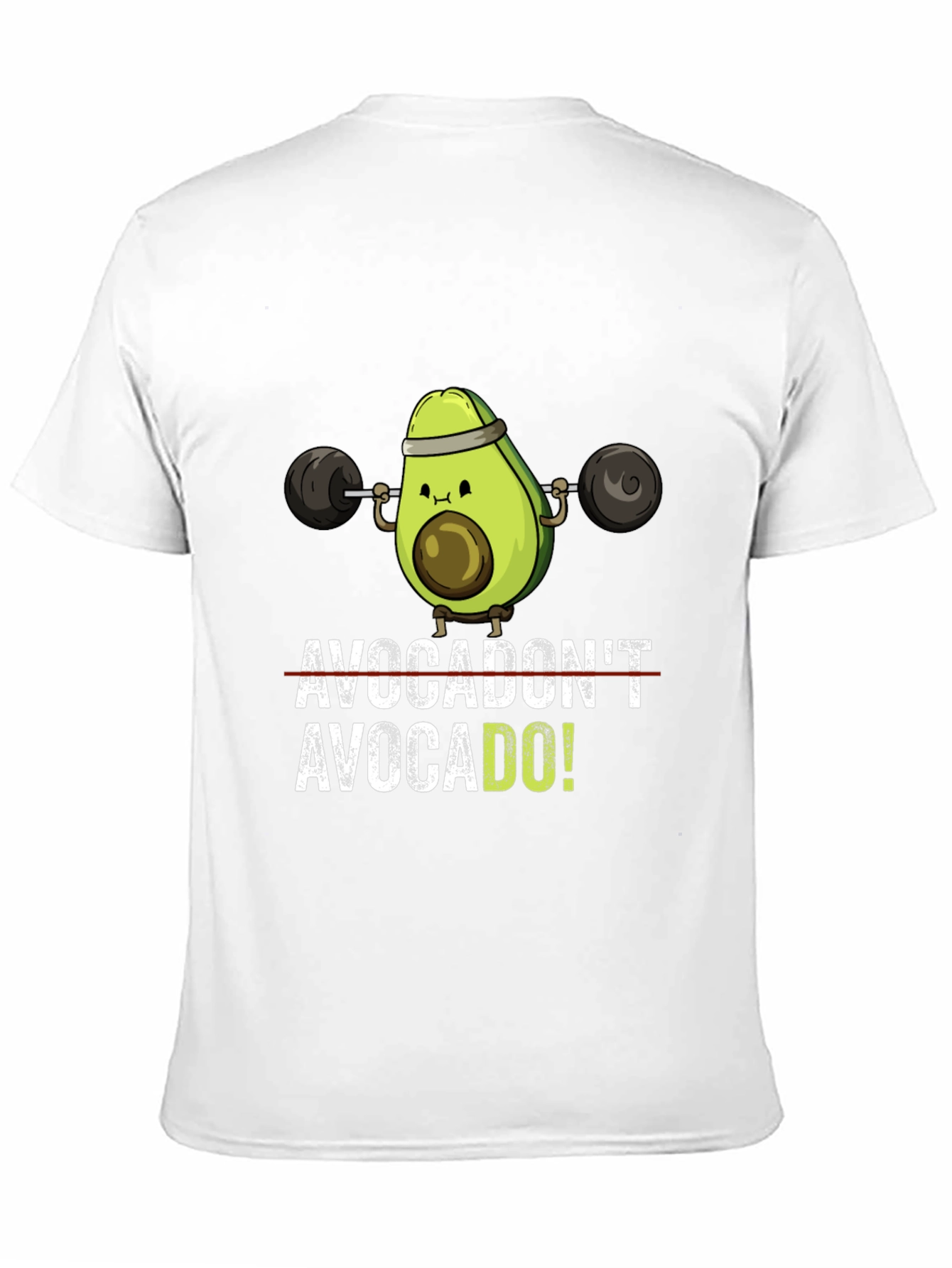 Avocado Gym T-Shirt: Funny Workout Tee