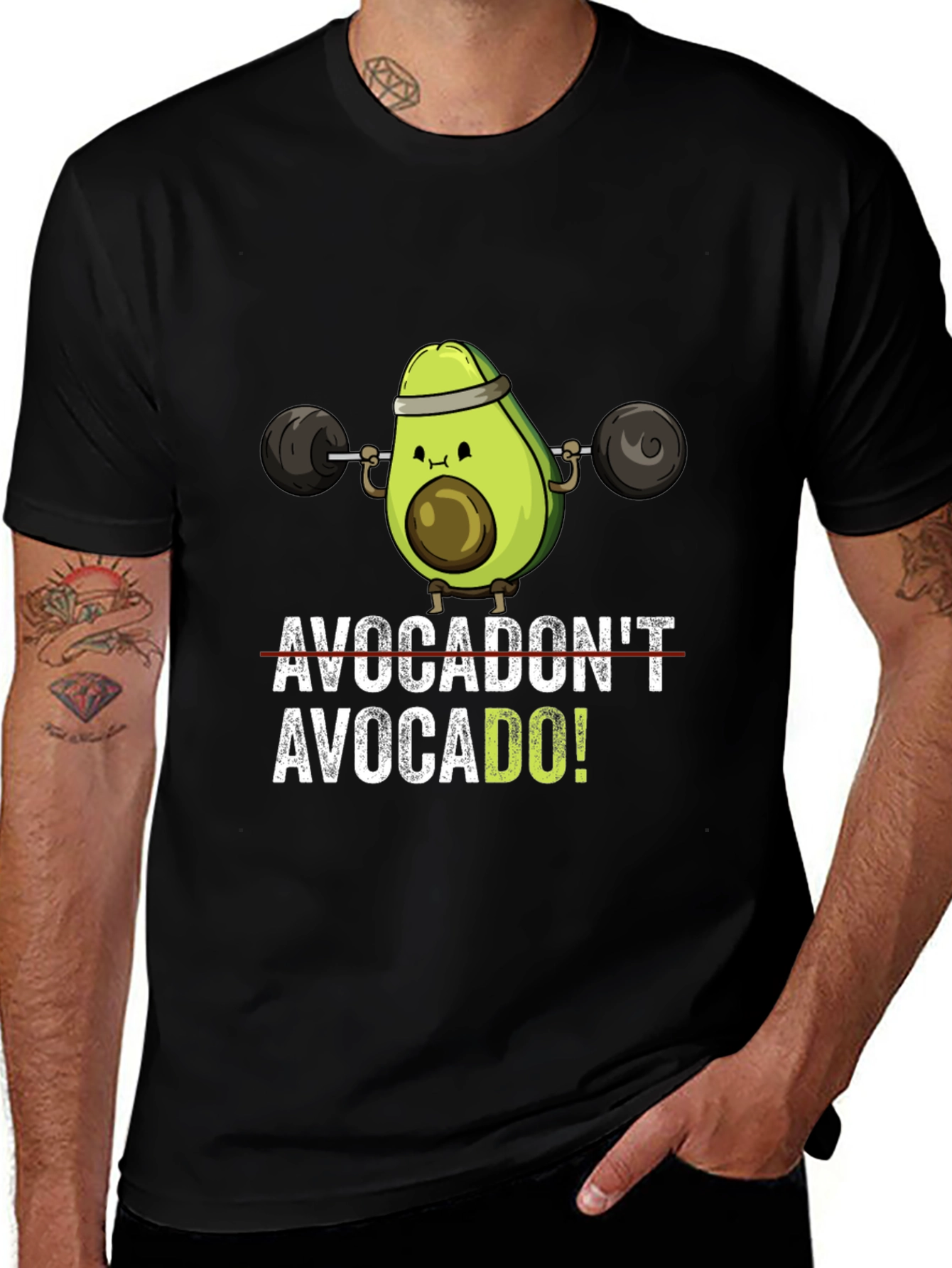 Avocado Gym T-Shirt: Funny Workout Tee