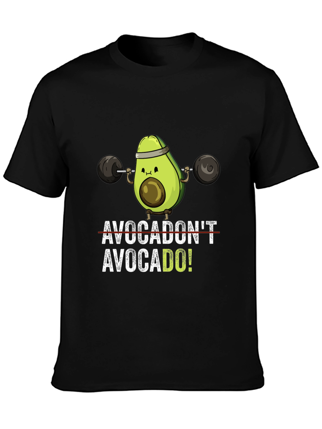 Avocado Gym T-Shirt: Funny Workout Tee