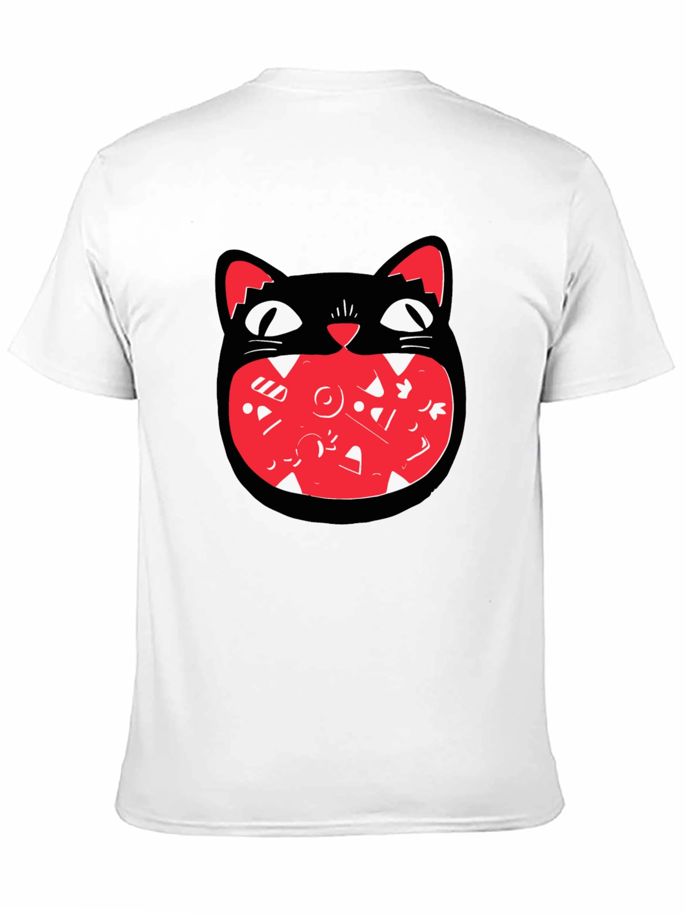 Black Cat Graphic Tee - Fun and Unique Design