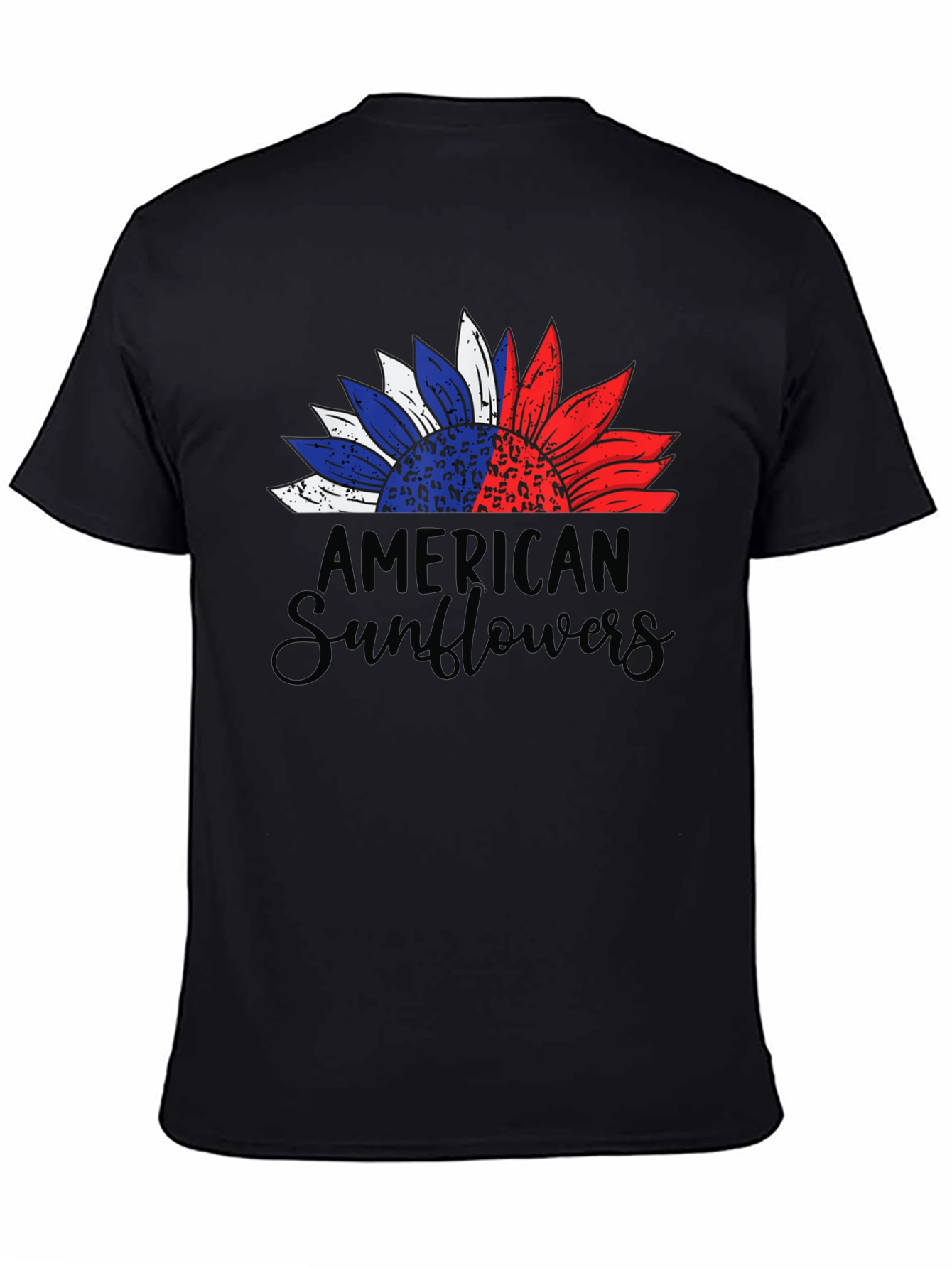 American Sunflower Graphic T-Shirt
