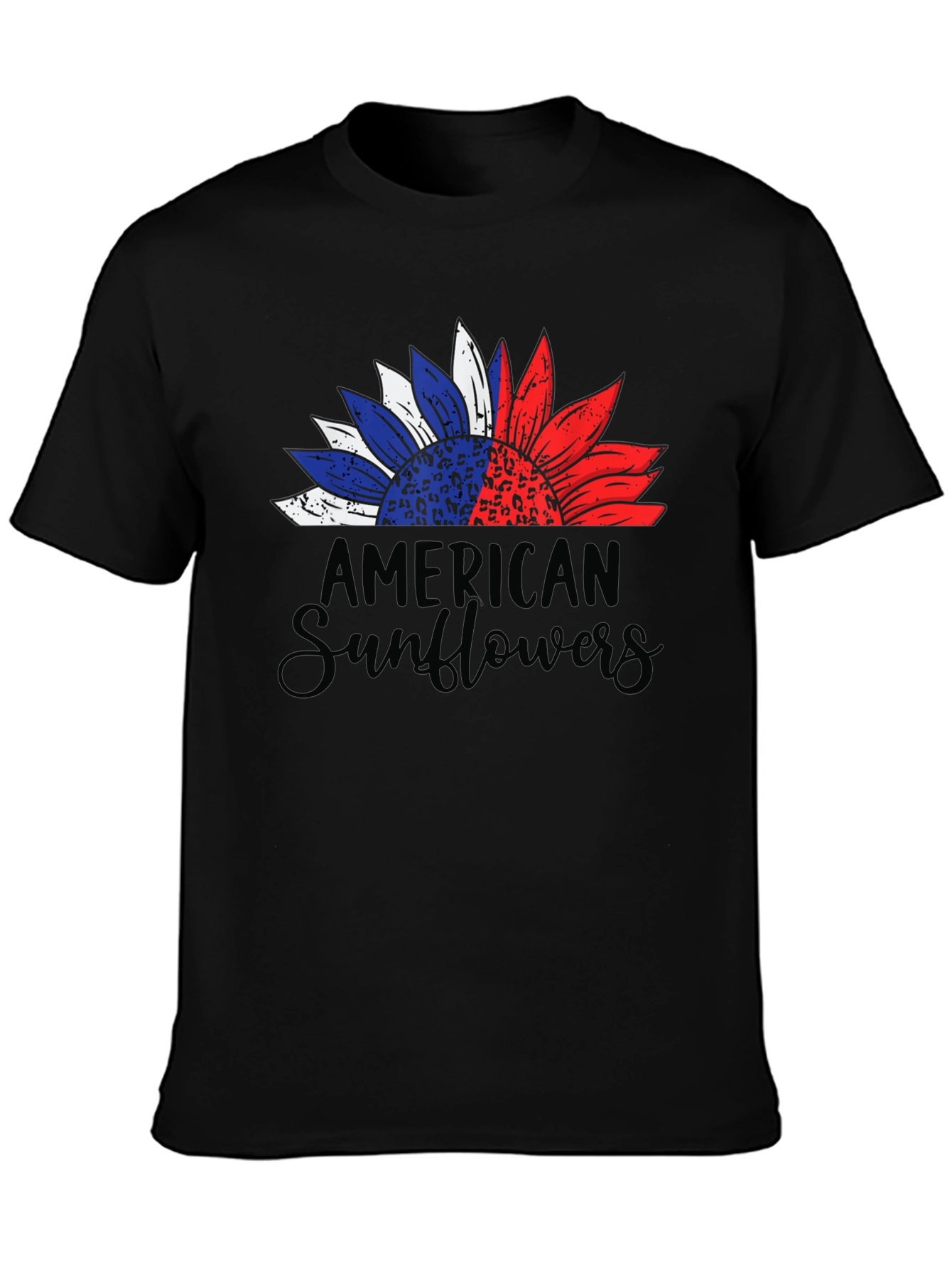American Sunflower Graphic T-Shirt