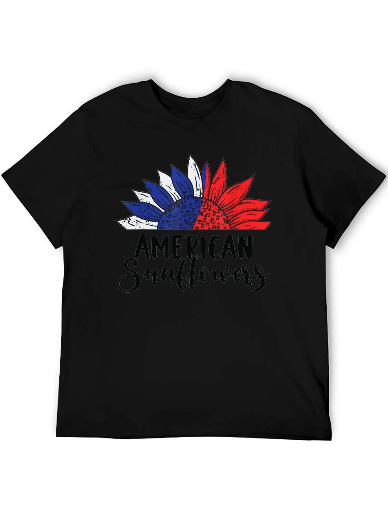 American Sunflower Graphic T-Shirt