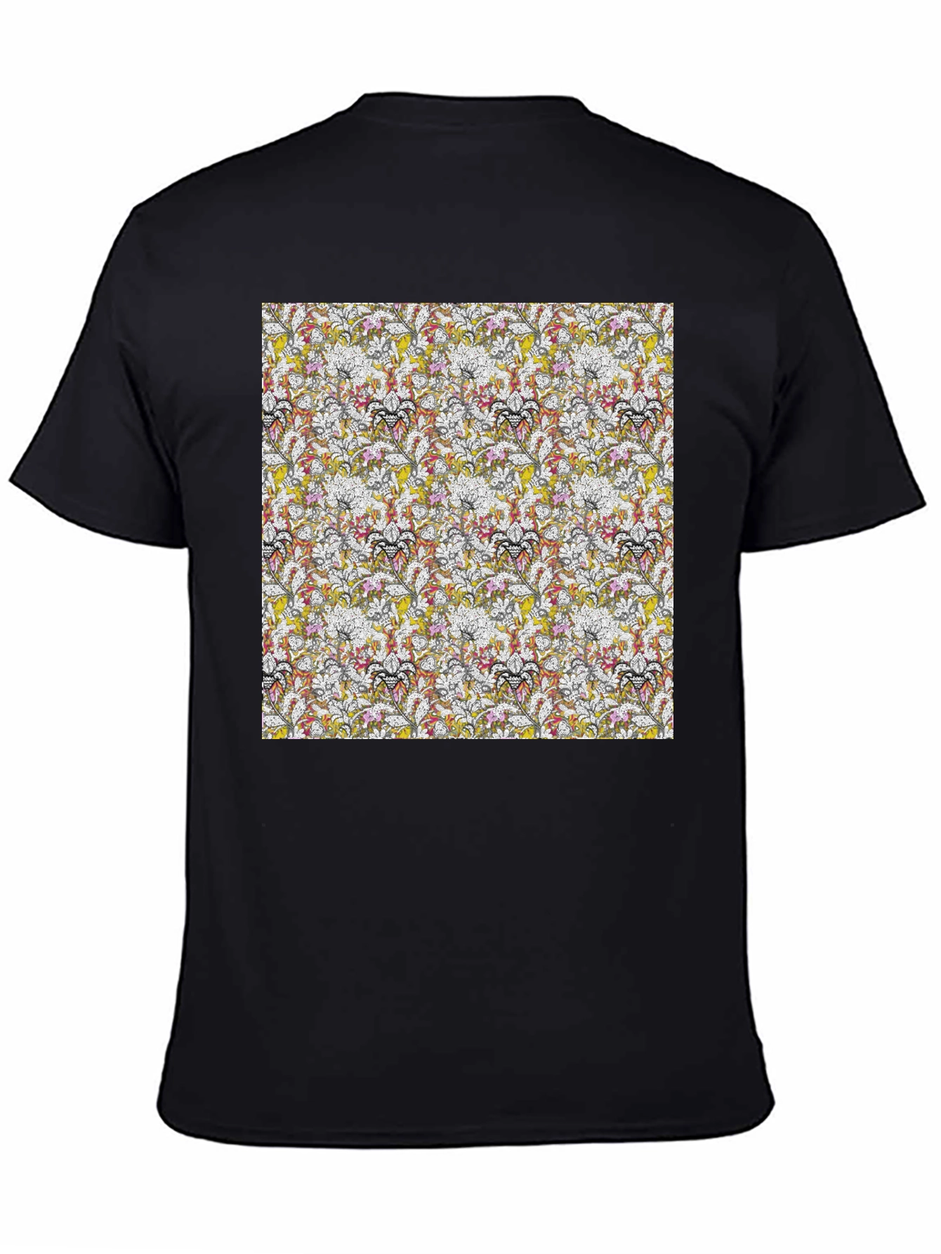 Floral Pattern Tee - Modern Style
