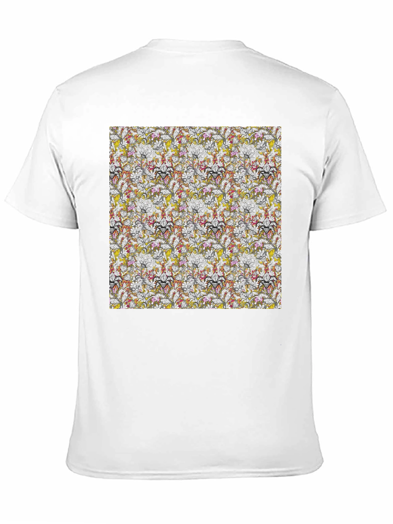 Floral Pattern Tee - Modern Style