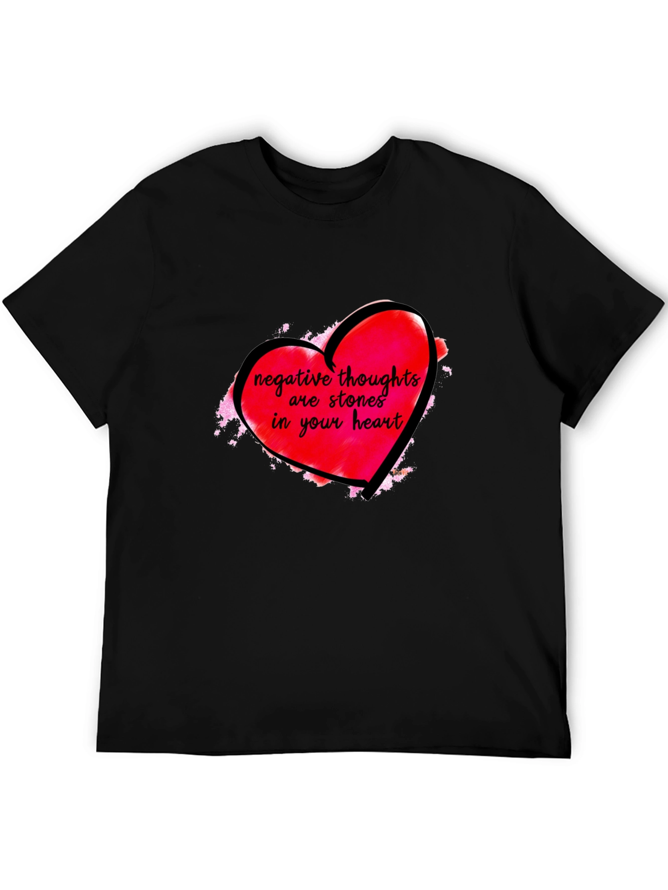 Negative Thoughts Heart T-Shirt