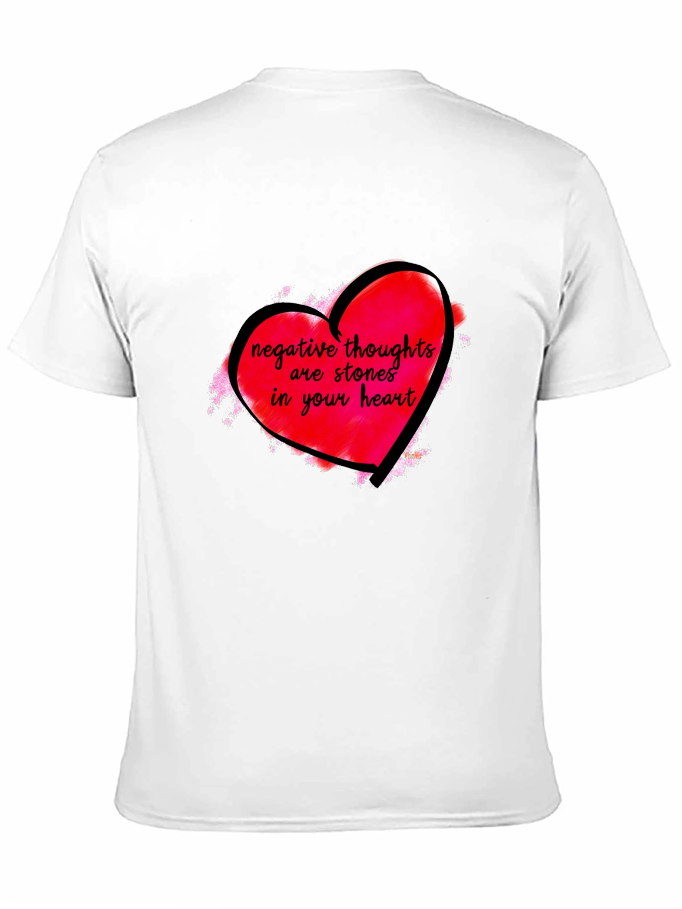 Negative Thoughts Heart T-Shirt