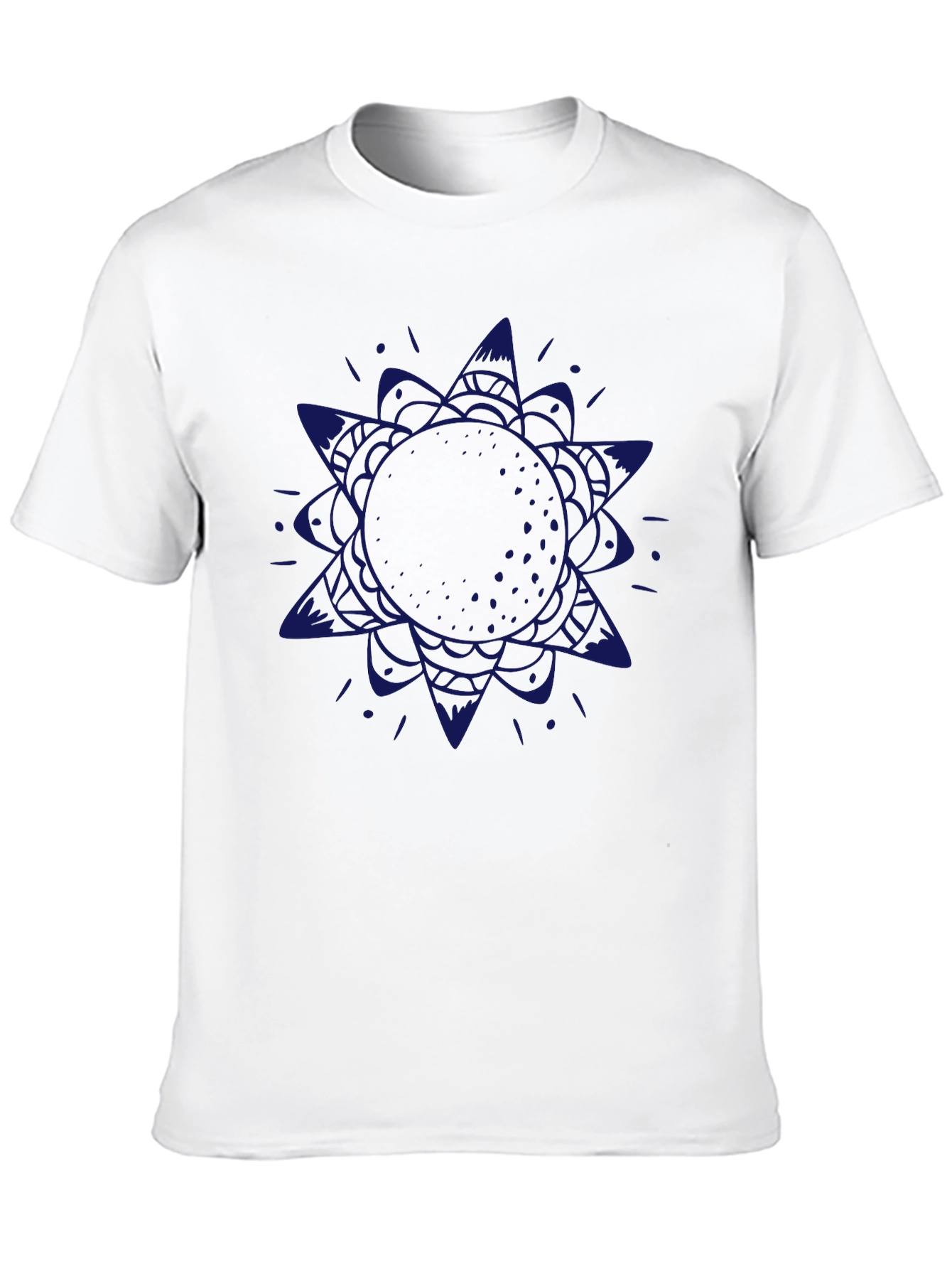Geometric Sun Graphic Tee