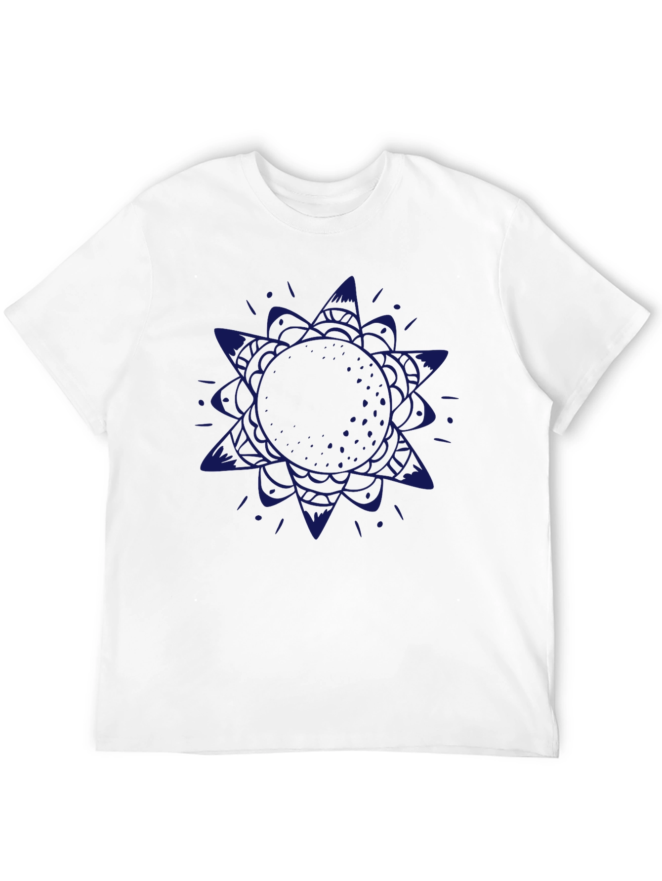 Geometric Sun Graphic Tee