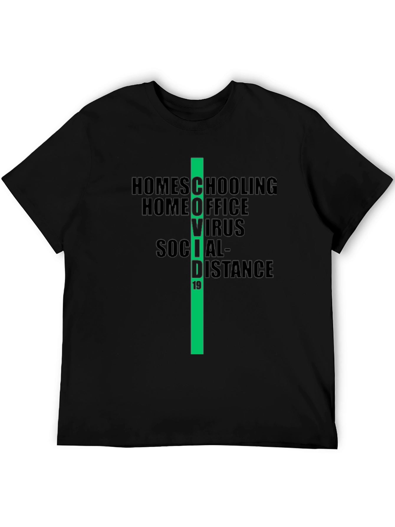 COVID-19 Era T-Shirt: Homeschooling Home Office Design