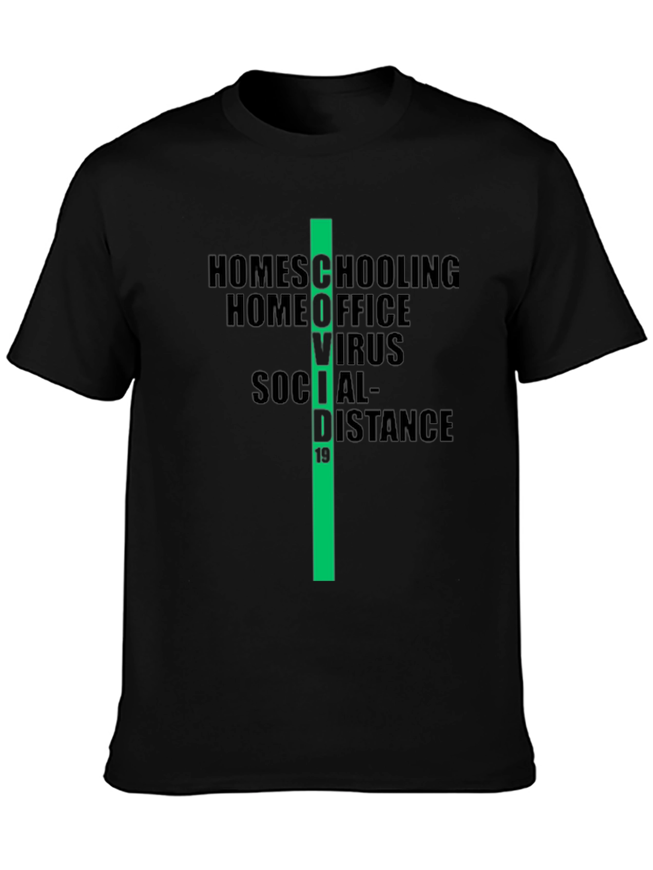 COVID-19 Era T-Shirt: Homeschooling Home Office Design