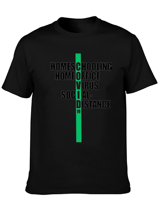 COVID-19 Era T-Shirt: Homeschooling Home Office Design
