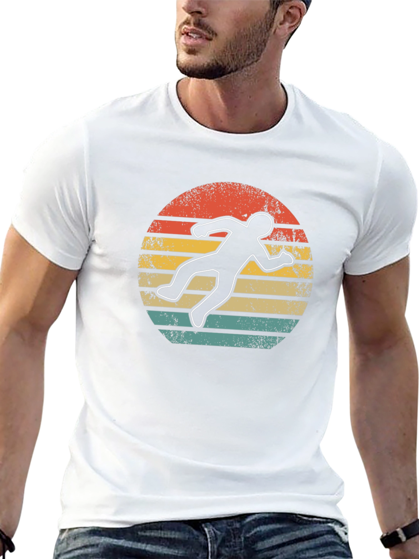 Retro Crime Scene Body Outline T-Shirt
