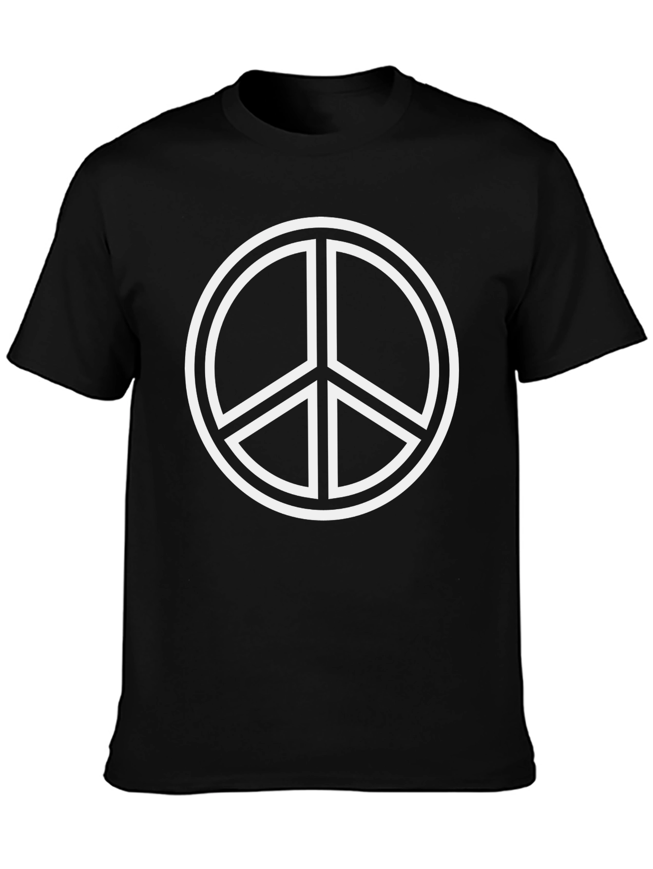 Peace Sign Black T-Shirt