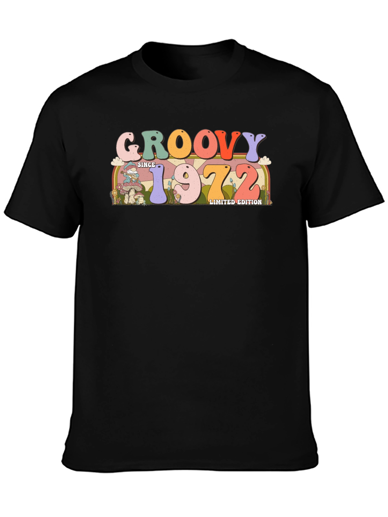 Groovy Since 1972 Limited Edition Black T-Shirt