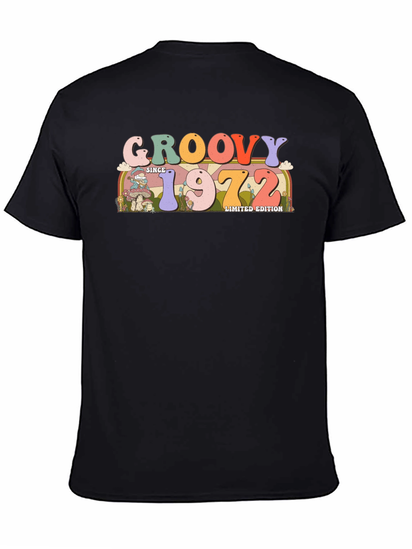 Groovy Since 1972 Limited Edition Black T-Shirt
