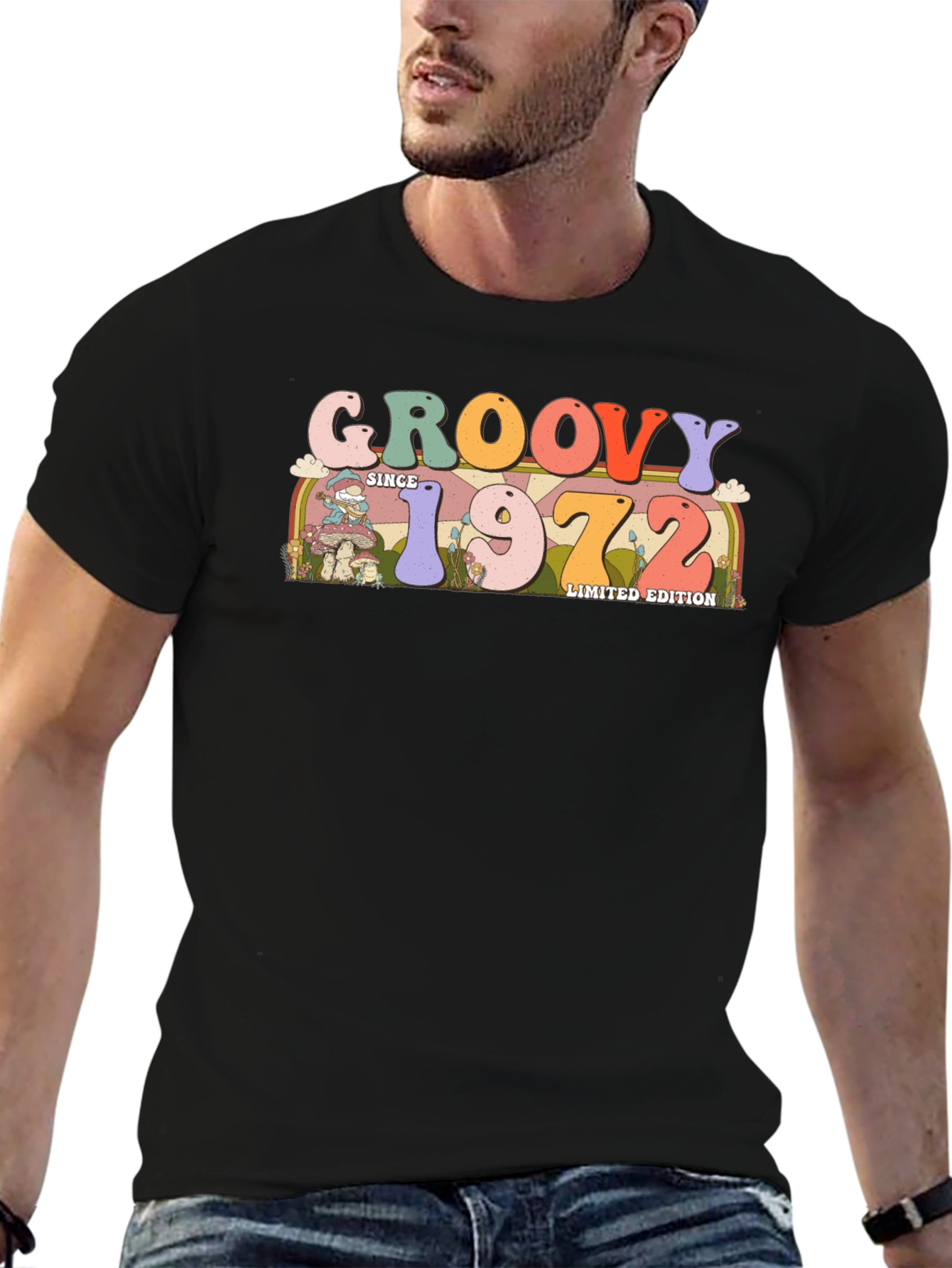 Groovy Since 1972 Limited Edition Black T-Shirt