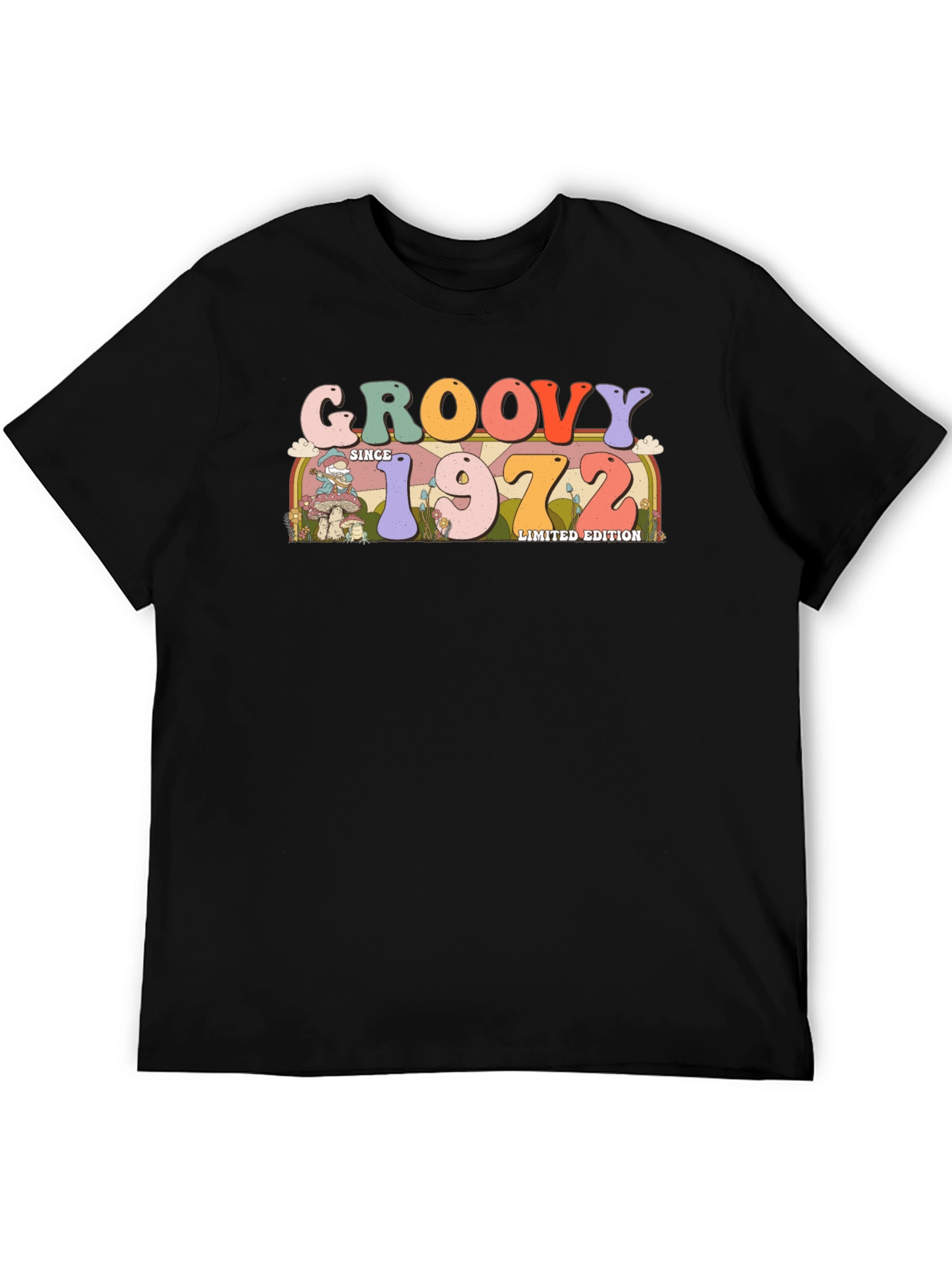 Groovy Since 1972 Limited Edition Black T-Shirt