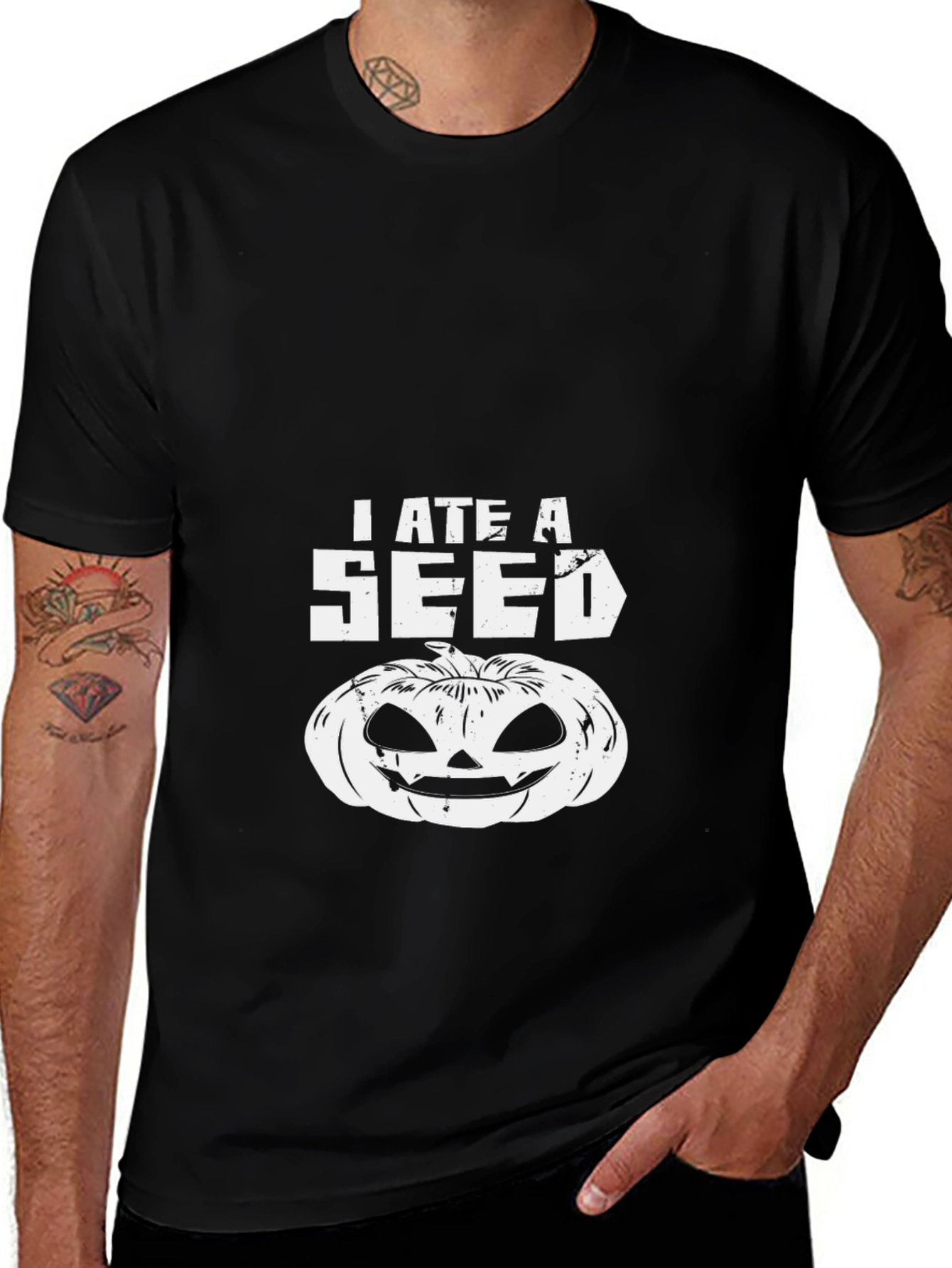 I Ate A Seed Pumpkin Graphic T-Shirt