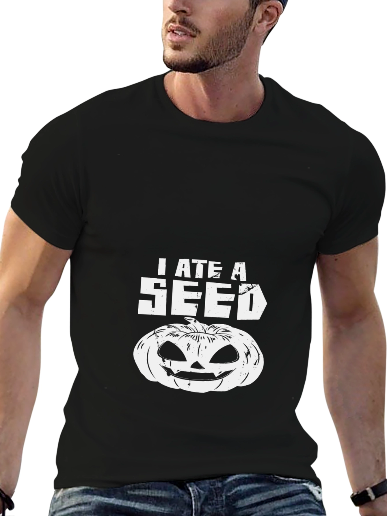I Ate A Seed Pumpkin Graphic T-Shirt