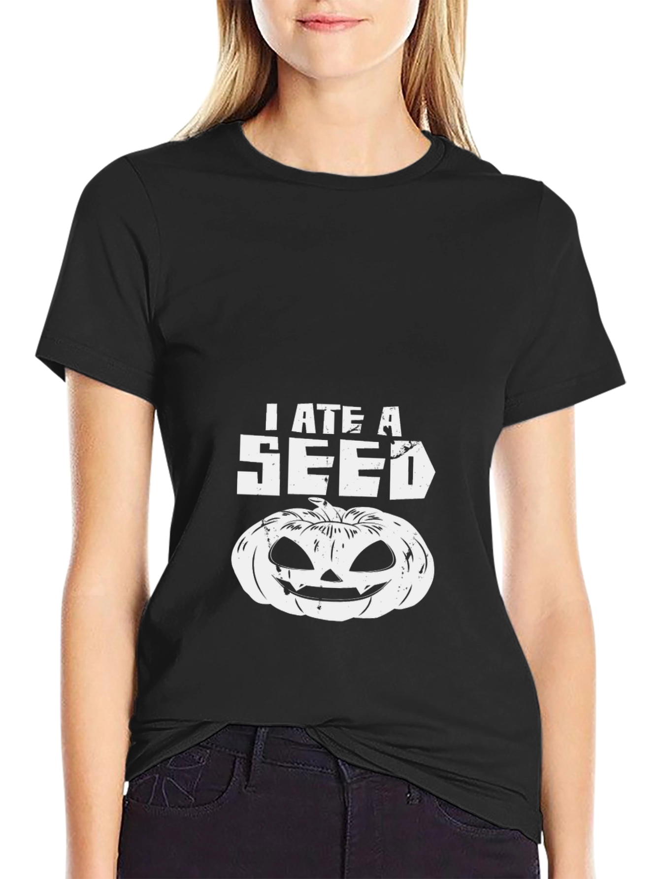 I Ate A Seed Pumpkin Graphic T-Shirt