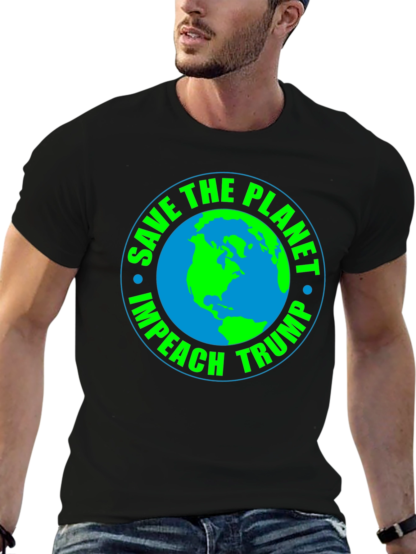 Save the Planet Impeach Trump Graphic Tee