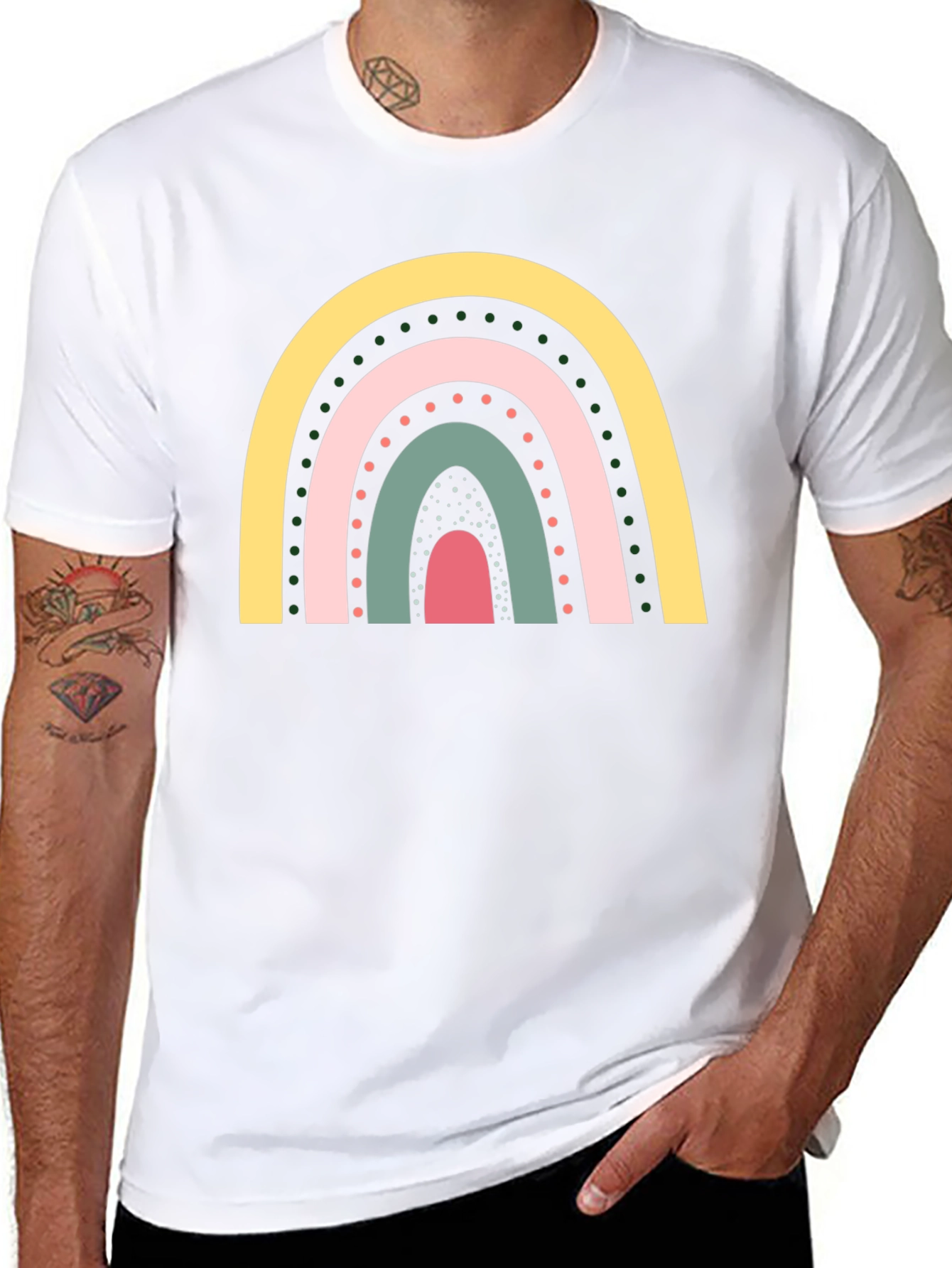 Rainbow Graphic Tee - Stylish & Comfortable