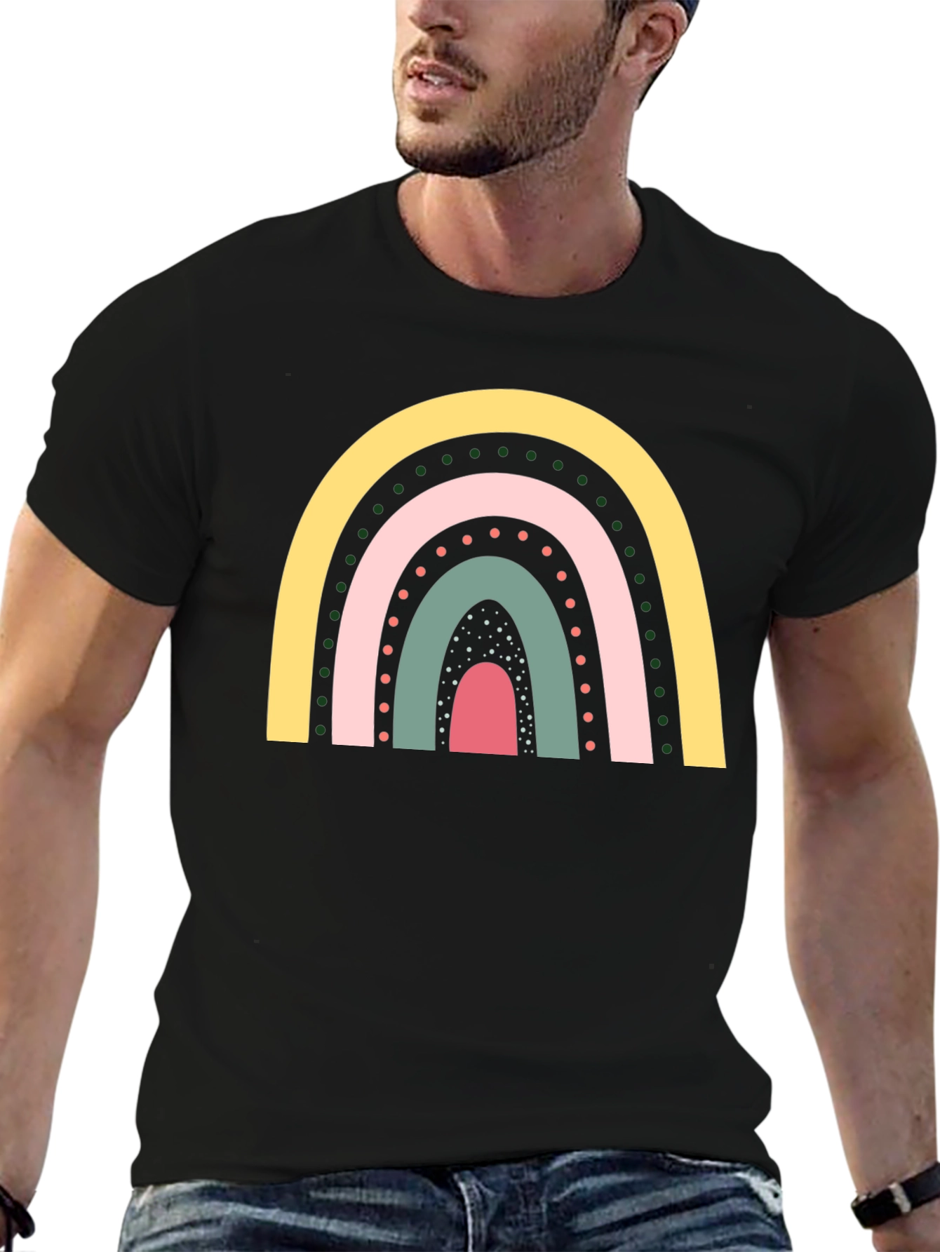Rainbow Graphic Tee - Stylish & Comfortable