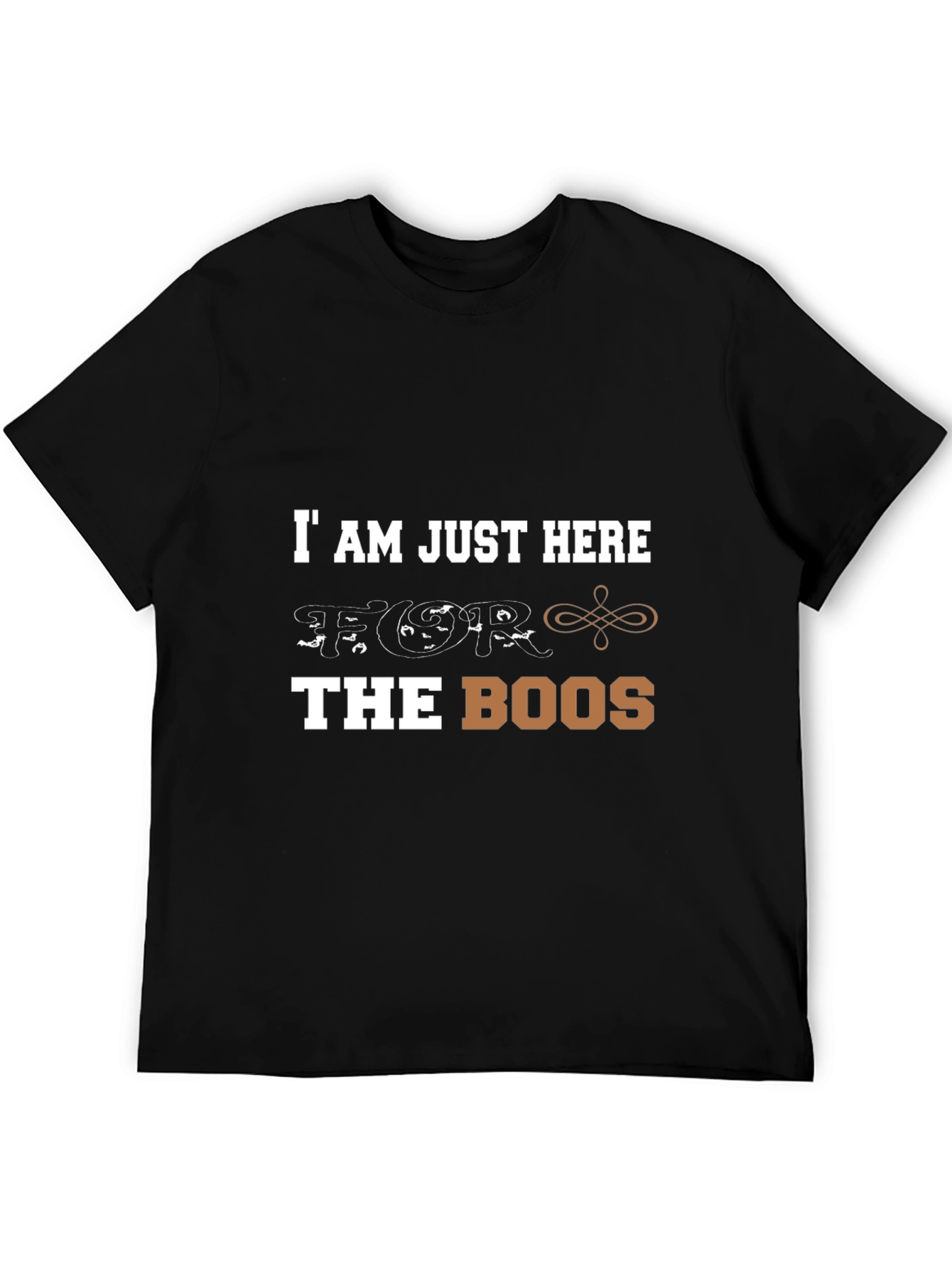 Halloween Boos Graphic Tee - Mens Black T-Shirt