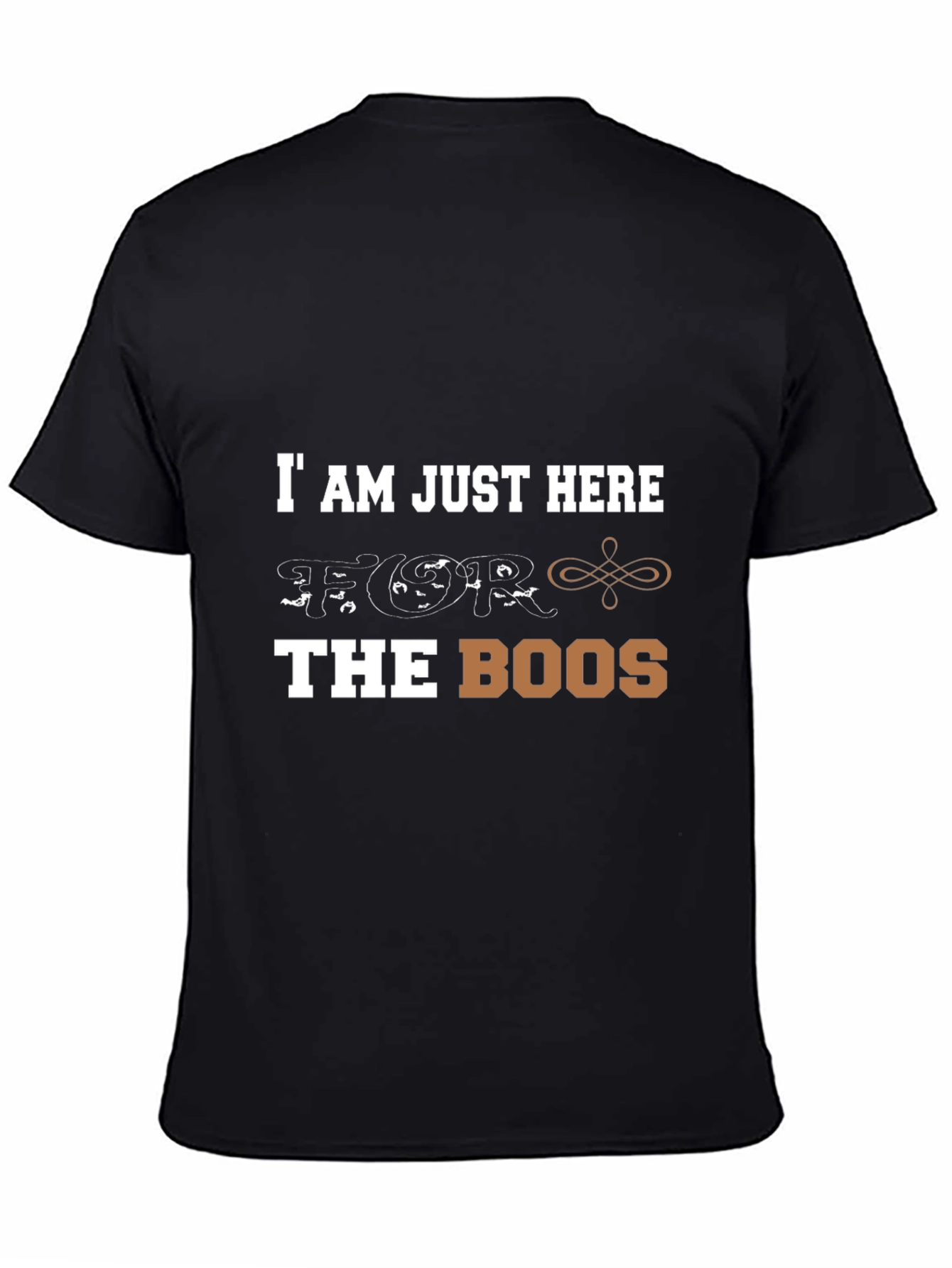 Halloween Boos Graphic Tee - Mens Black T-Shirt