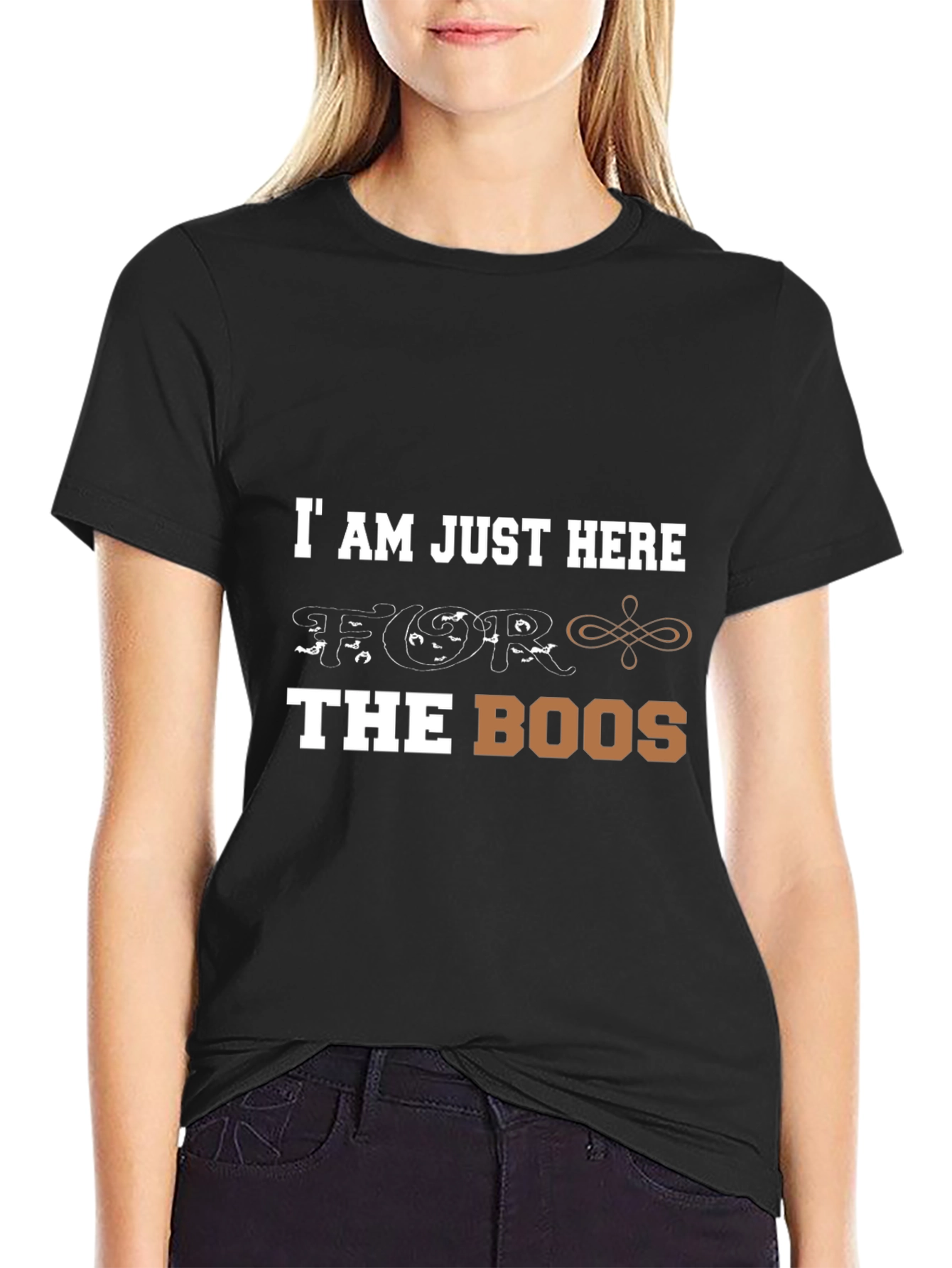 Halloween Boos Graphic Tee - Mens Black T-Shirt