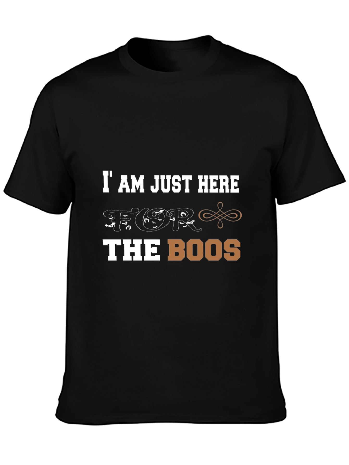 Halloween Boos Graphic Tee - Mens Black T-Shirt