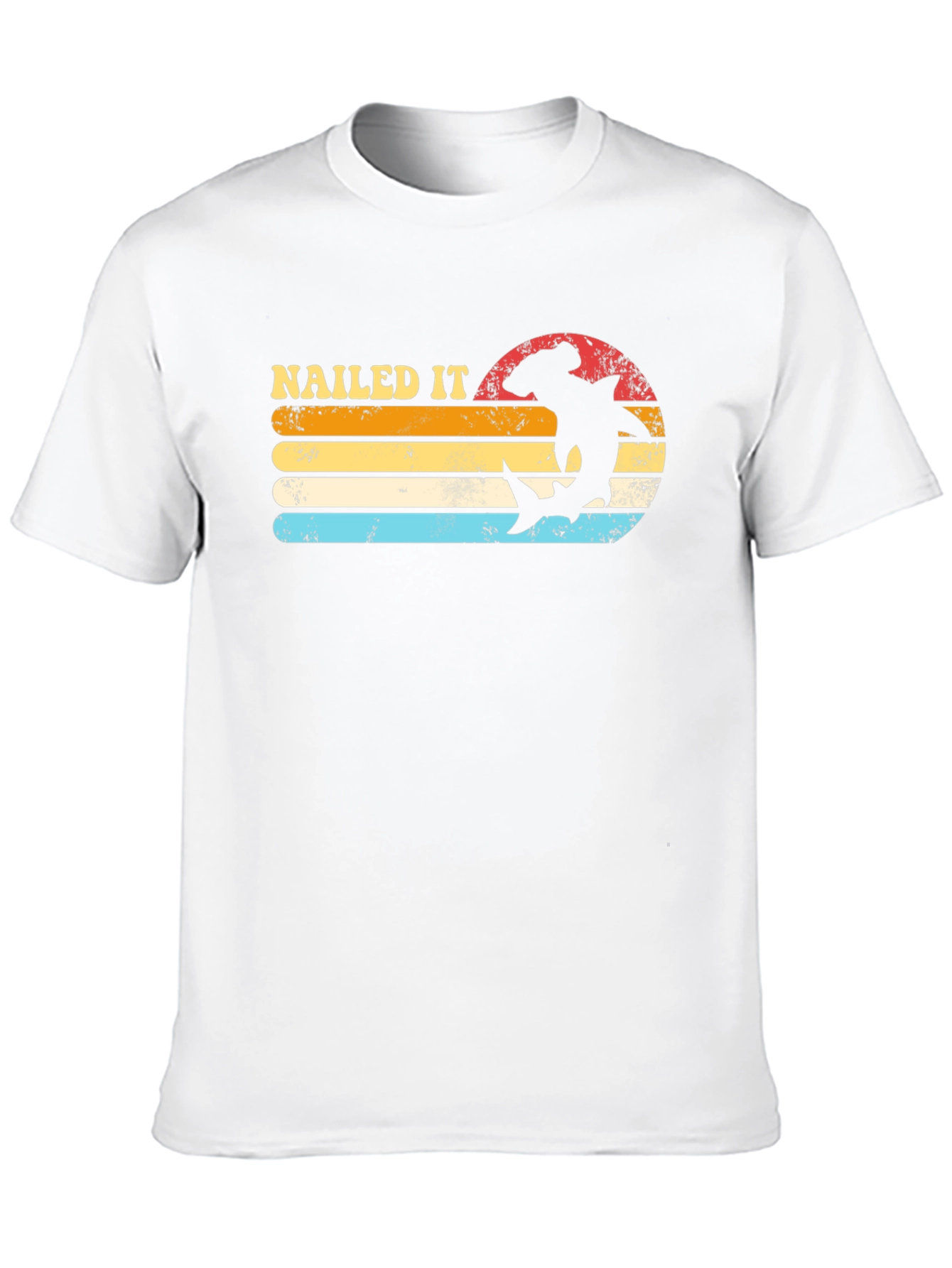 Nailed It Shark Retro T-Shirt