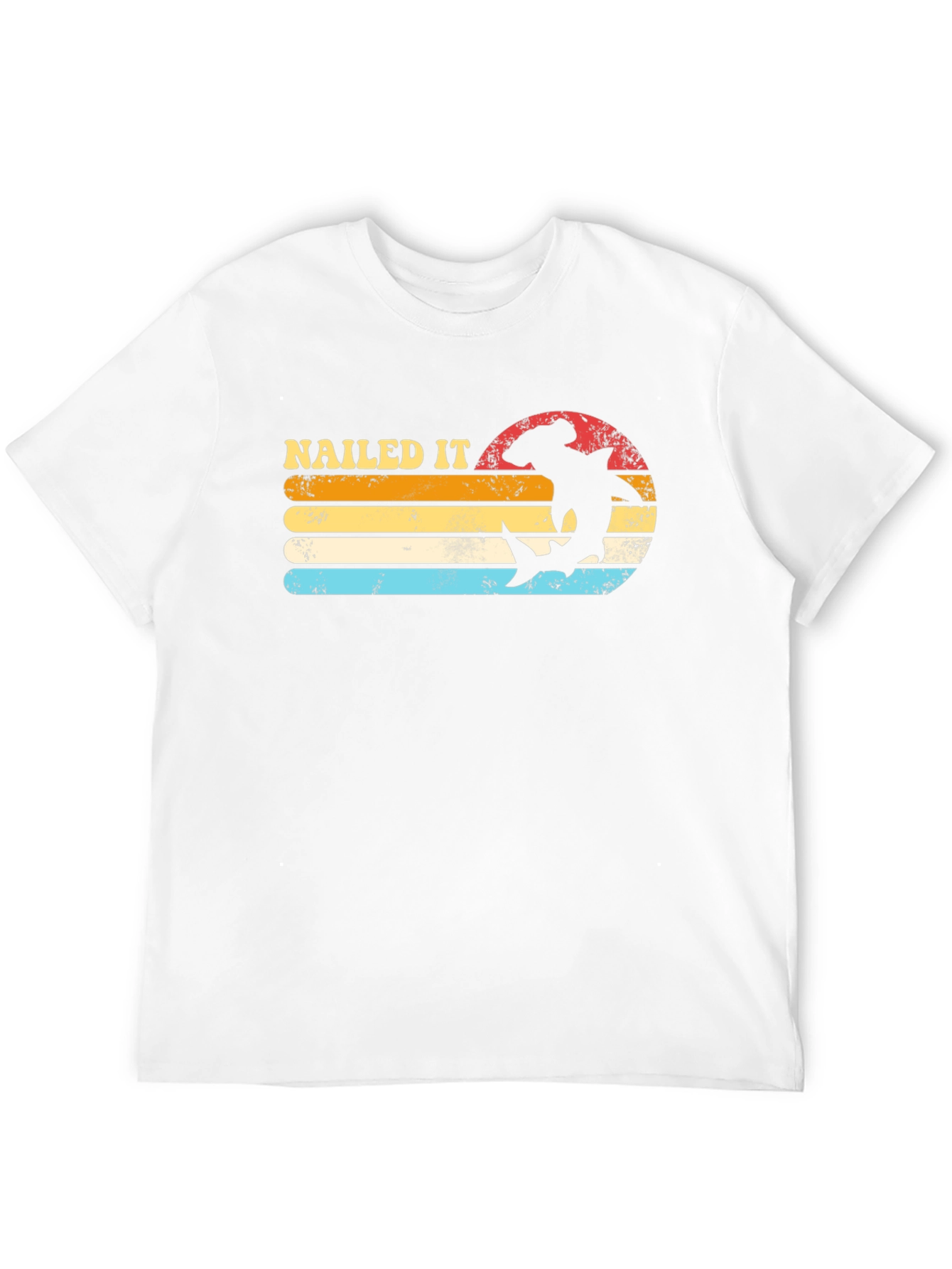 Nailed It Shark Retro T-Shirt