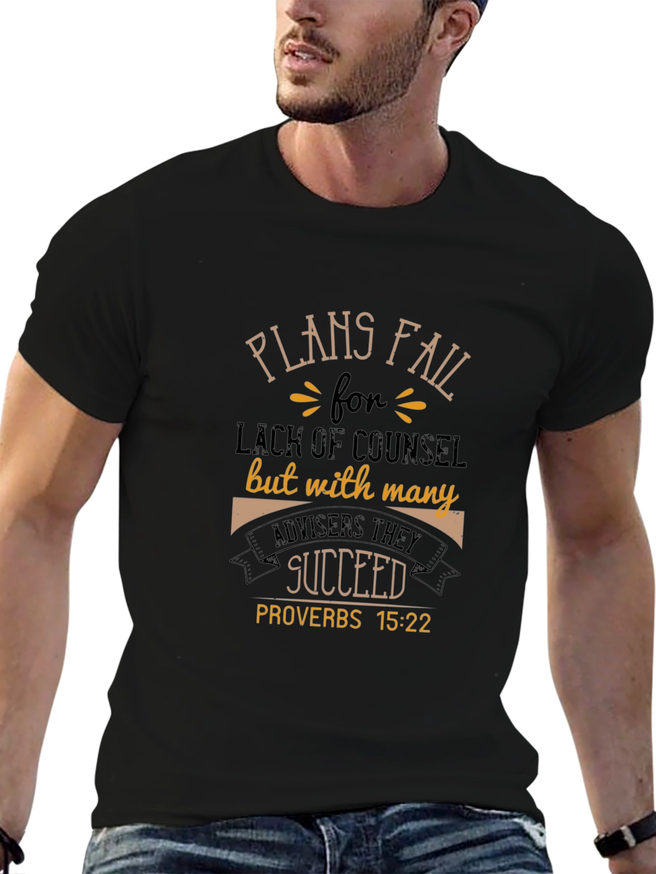 Plans Fail Proverbs T-Shirt