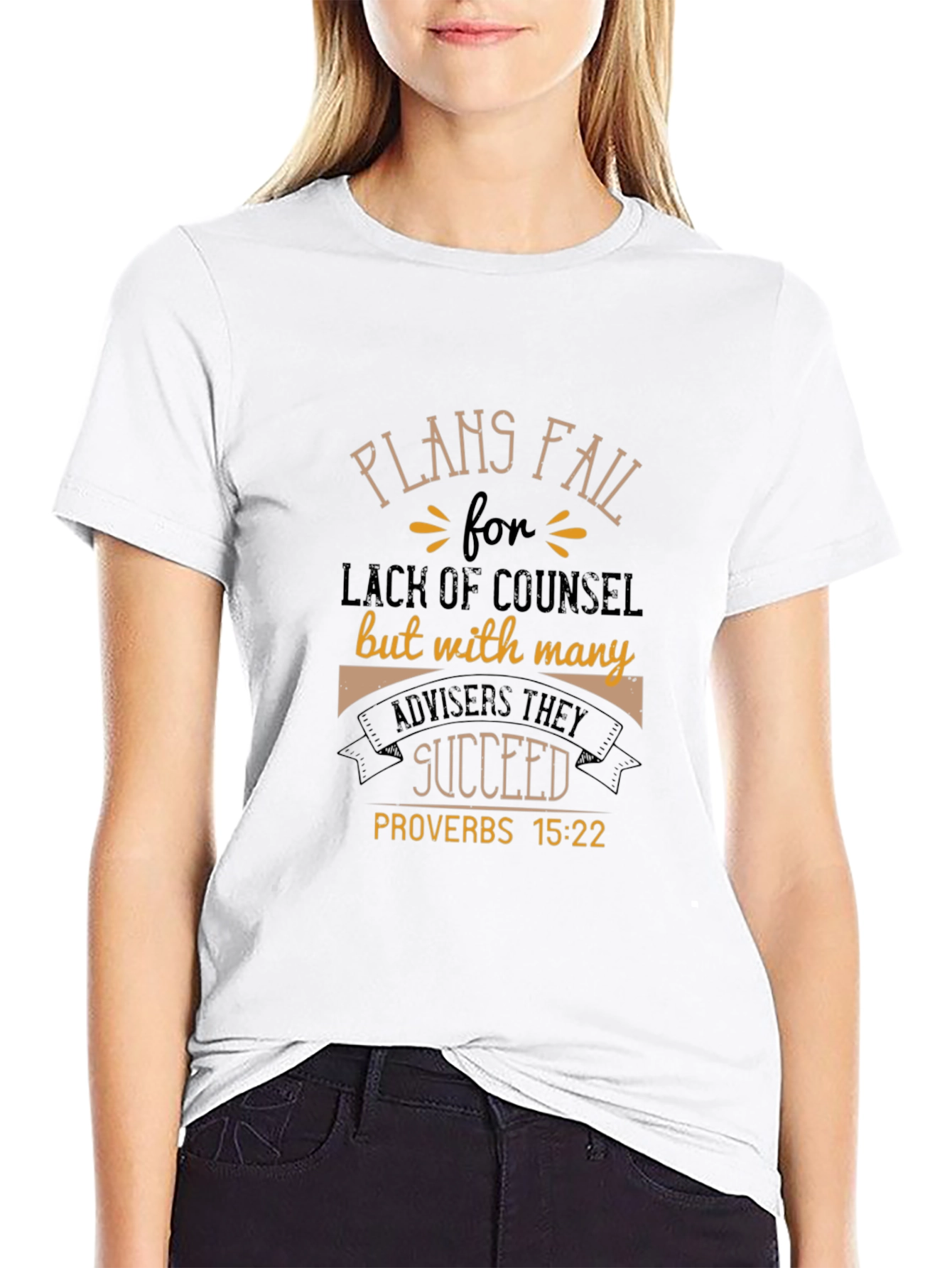 Plans Fail Proverbs T-Shirt