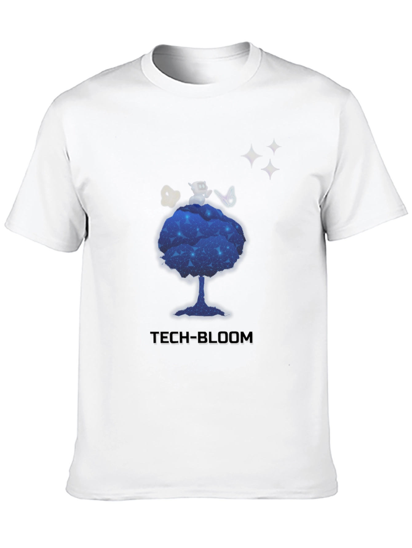 Tech-Bloom Graphic T-Shirt