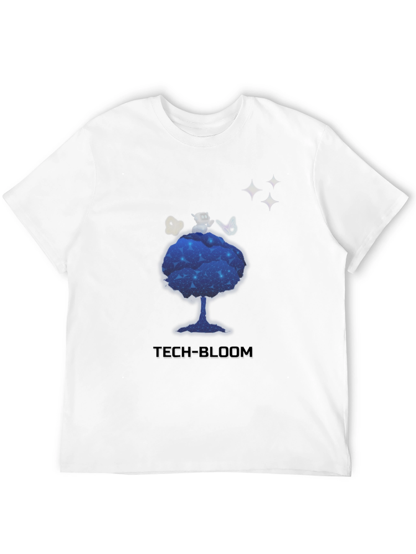 Tech-Bloom Graphic T-Shirt