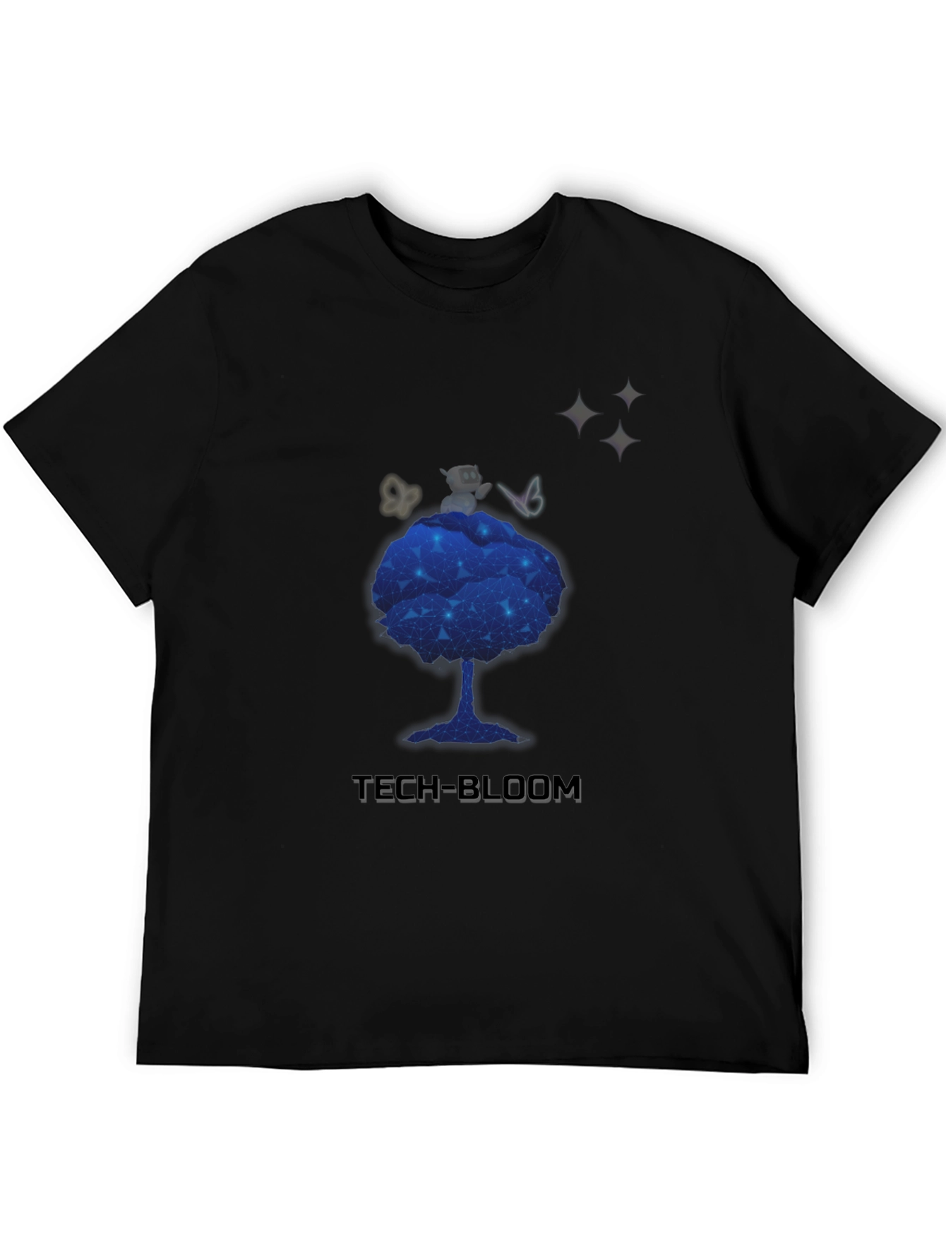 Tech-Bloom Graphic T-Shirt