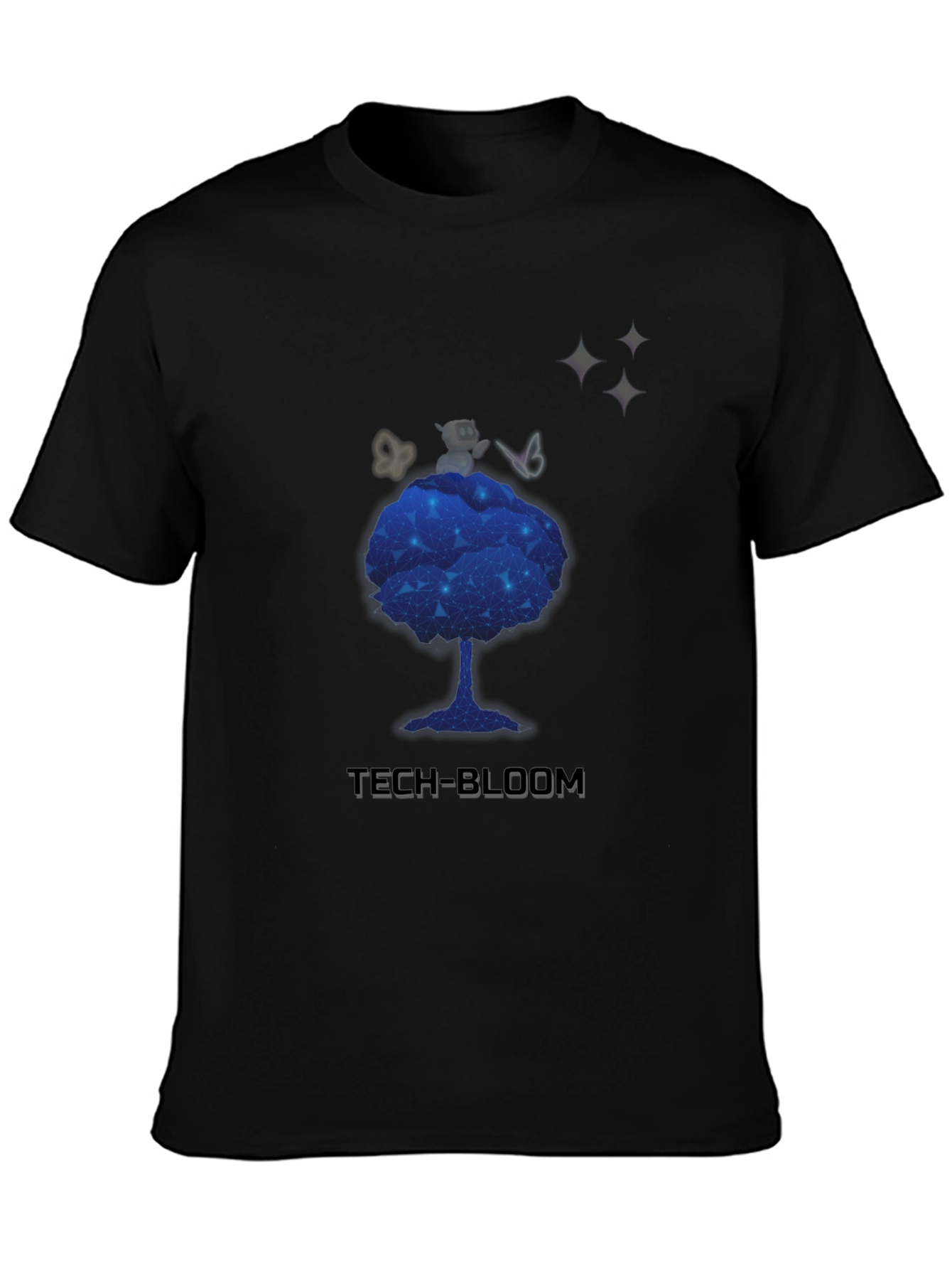 Tech-Bloom Graphic T-Shirt