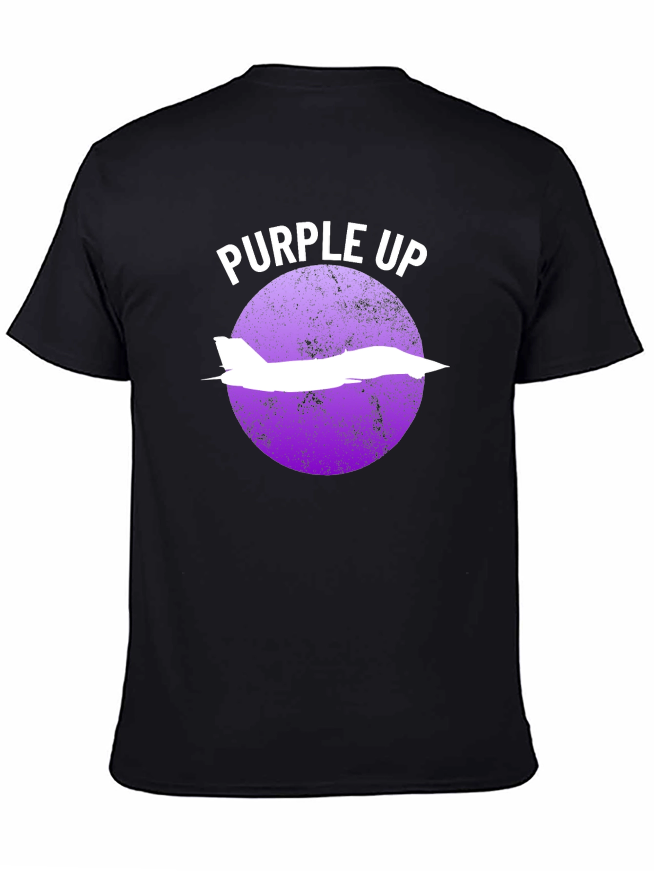 Purple Up T-Shirt with Jet Graphic