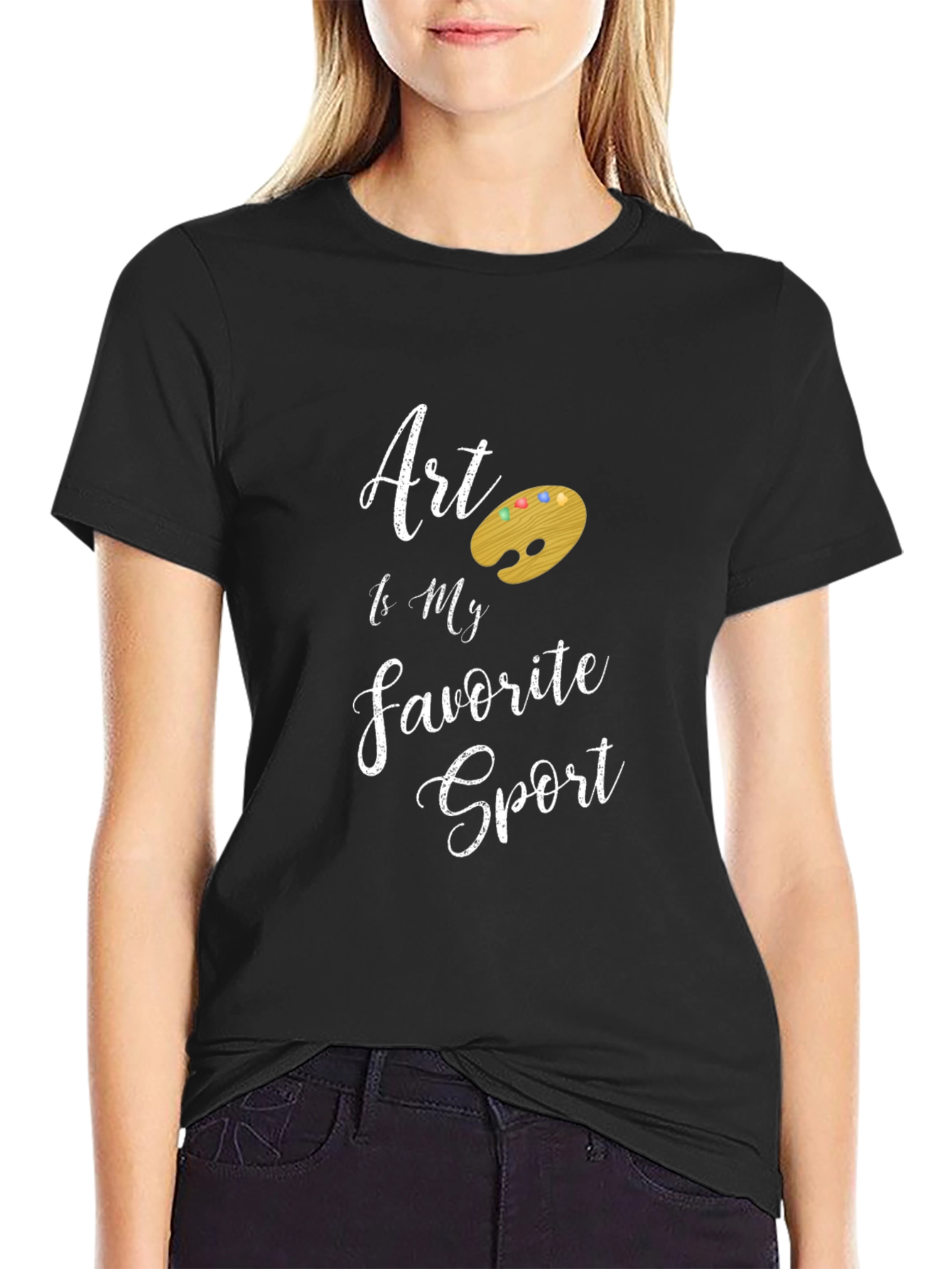 Art is My Favorite Sport Graphic T-Shirt